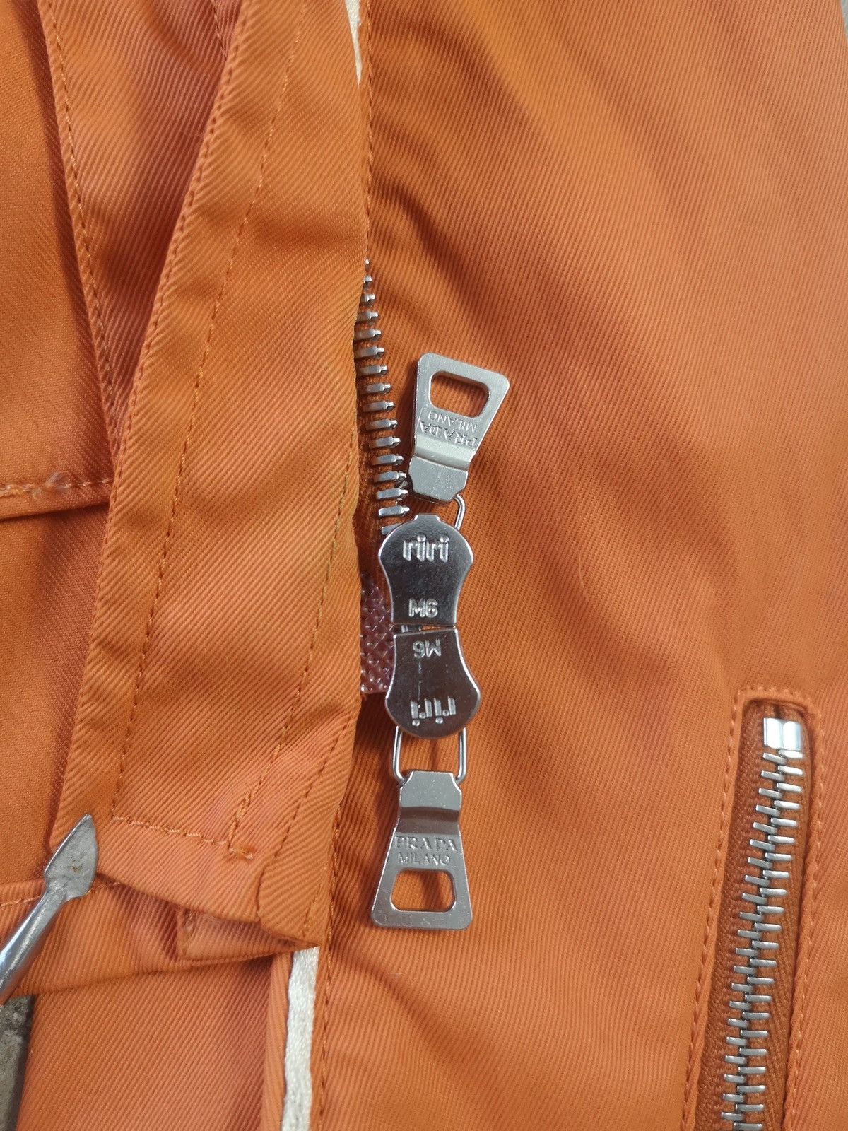 Prada Prada Nylon Jacket Made in Italy Size L / US 10 / IT 46 - 13 Thumbnail