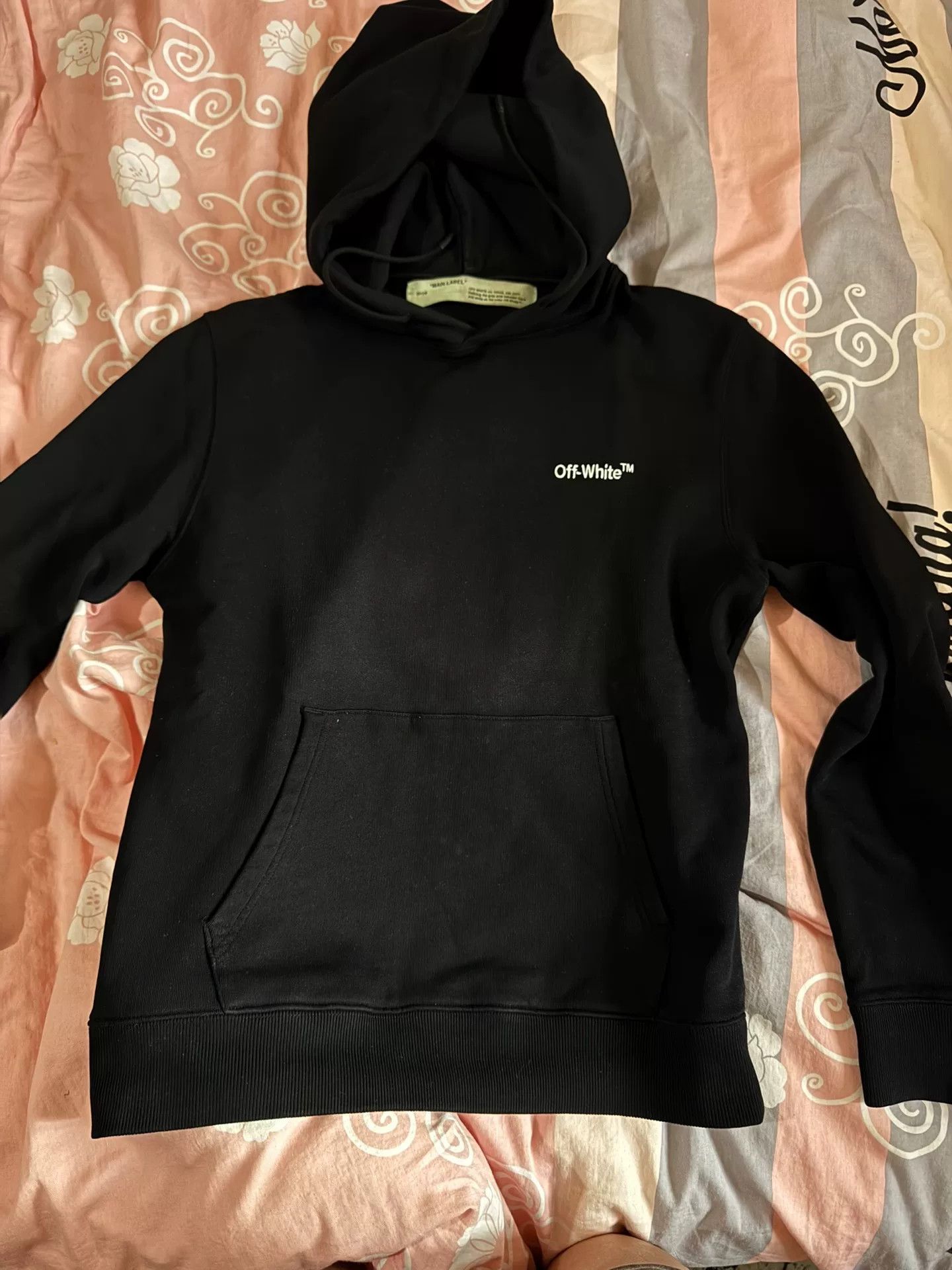 Off-White Off-White Black Hoodie with Logo Size US XS / EU 42 / 0 - 1 Thumbnail