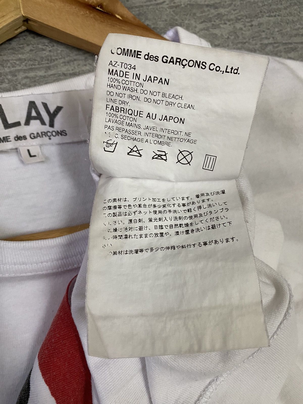 Comme des Garcons × Japanese Brand PLAY COMME DES GARCON Size US M / EU 48-50 / 2 - 2 Thumbnail