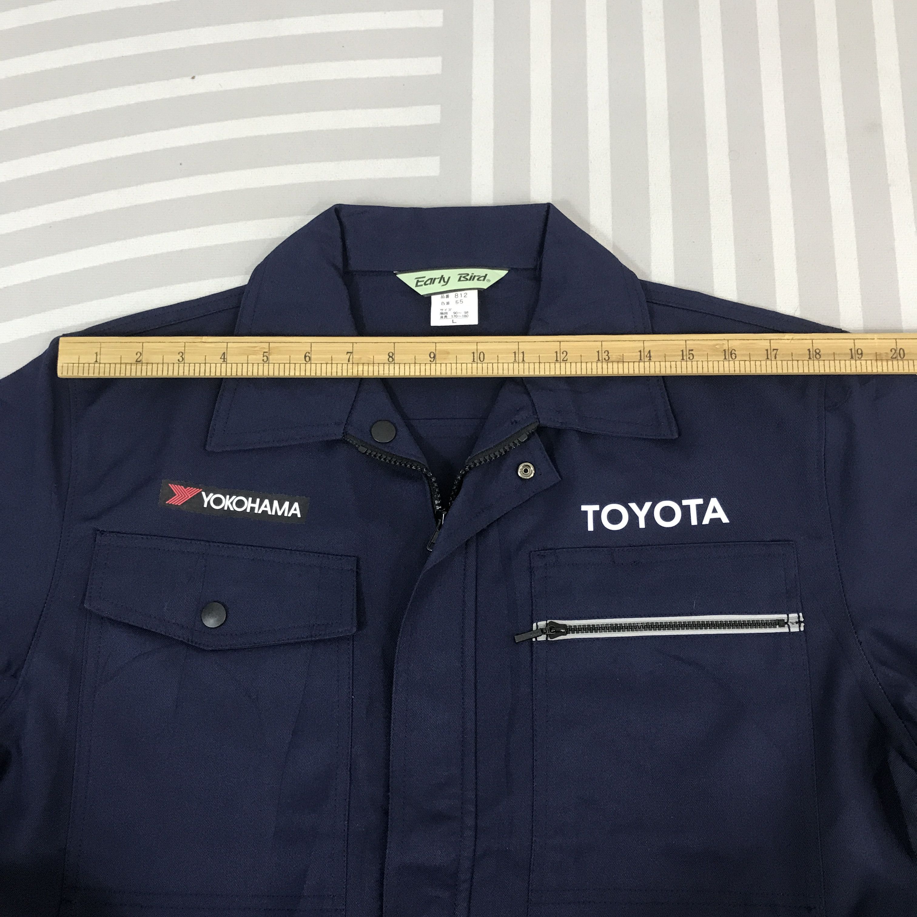Japanese Brand × Vintage Vintage Toyota X Yokohama Racing uniforms custom Jacket Size US L / EU 52-54 / 3 - 5 Thumbnail