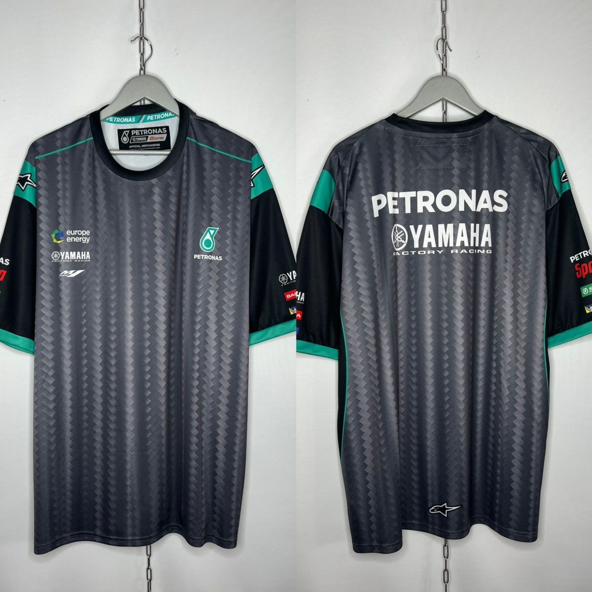 Mercedes-Benz Petronas Yamaha Big Logo Racing Tee T-Shirt F1 Team Sponsors Size US XXL / EU 58 / 5 - 1 Thumbnail