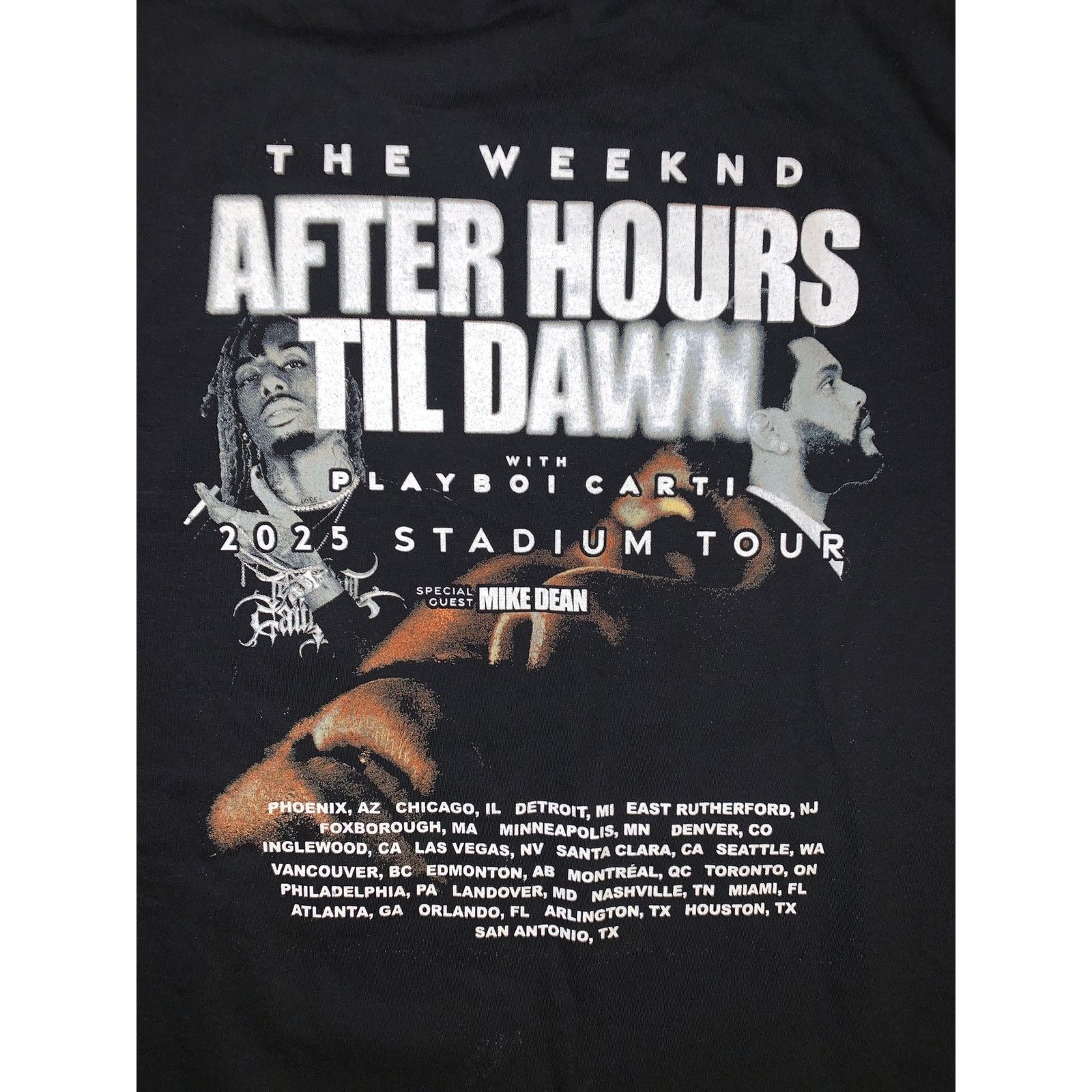 Band Tees × Other Weeknd After Hours Til Dawn Tour Tee Large XO Playboi Carti Size US L / EU 52-54 / 3 - 4 Thumbnail