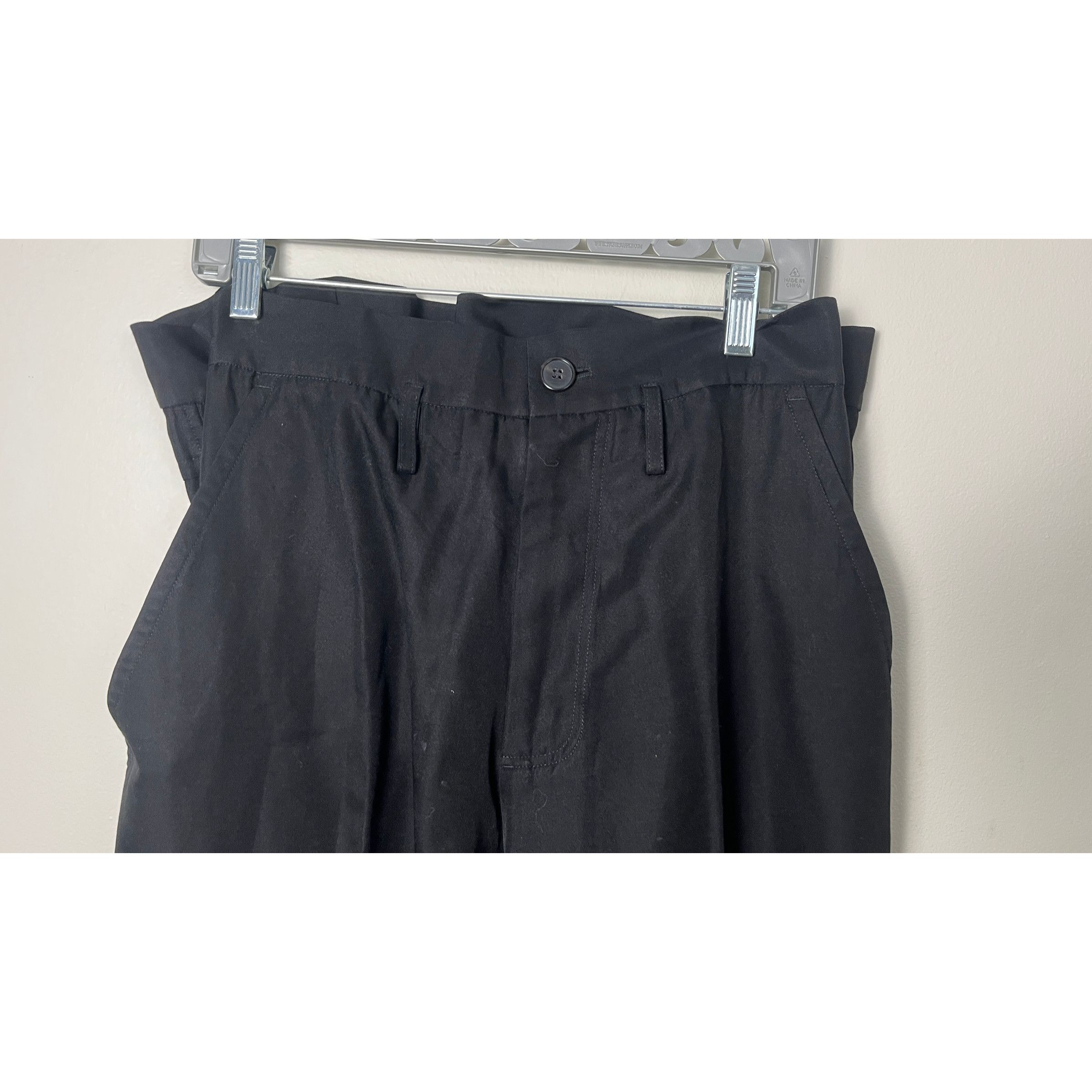 Maison Margiela MARGIELA WHITE LABEL WIDE LEG PAPER BAG WAIST PANTS Size 27" / US 4 / IT 40 - 2 Thumbnail