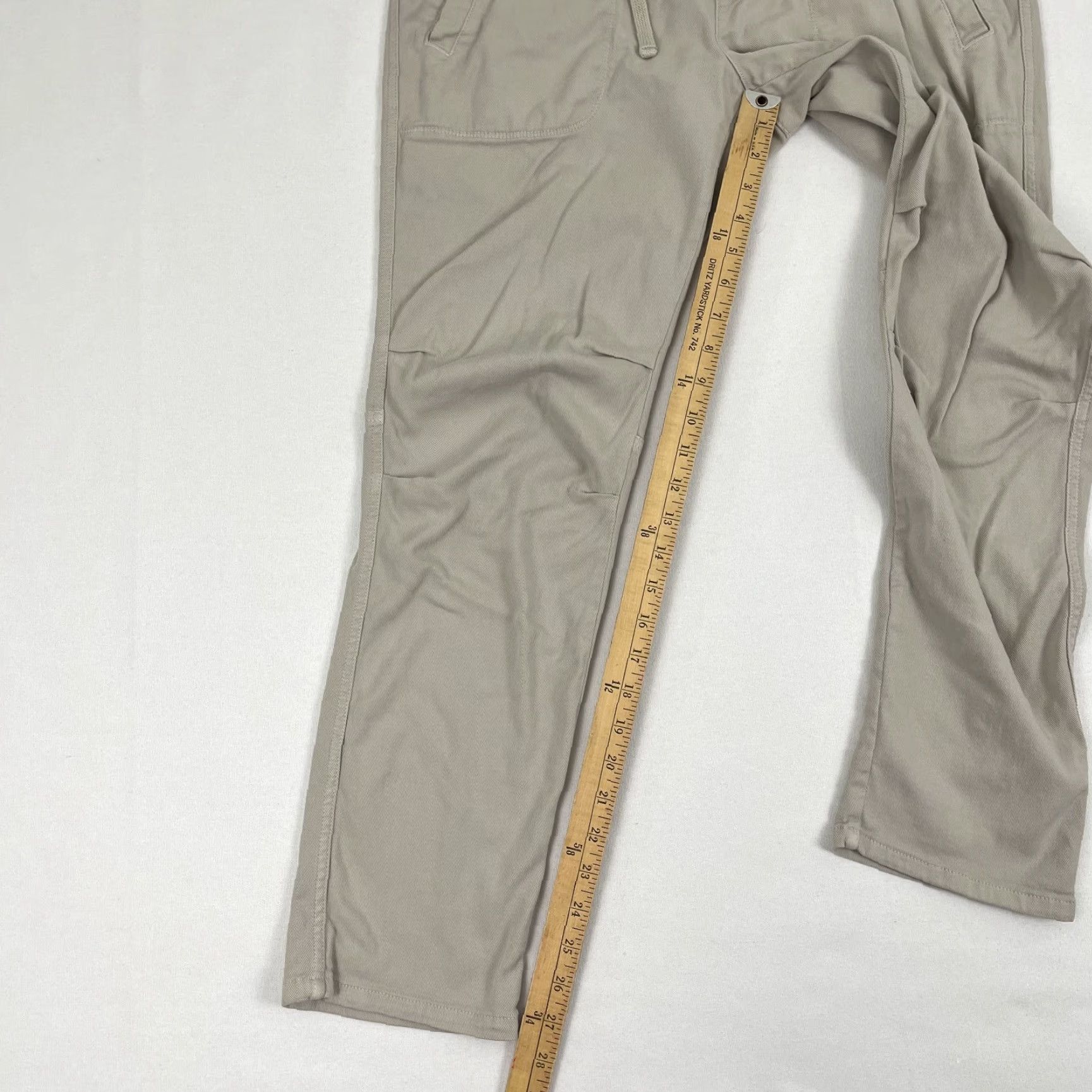 James Perse James Perse Soft Drift Pants Women Sz 3 W35 L28 Driftwood Pigment Pull On Casual Size 26" / US 2 / IT 38 - 5 Thumbnail