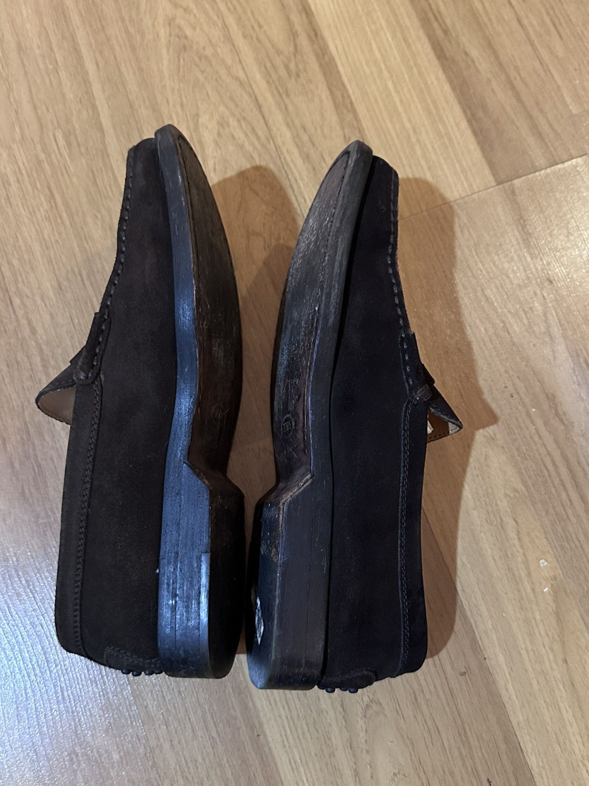 Tod's Tod's Dark Brown Suede Penny Loafers UK 8 / US 9 Size US 9 / EU 42 - 6 Thumbnail