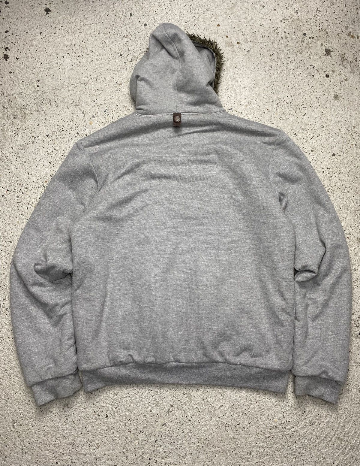 Japanese Brand Vintage hoodie bomber grey japan faux fur avant garde Size US L / EU 52-54 / 3 - 10 Thumbnail