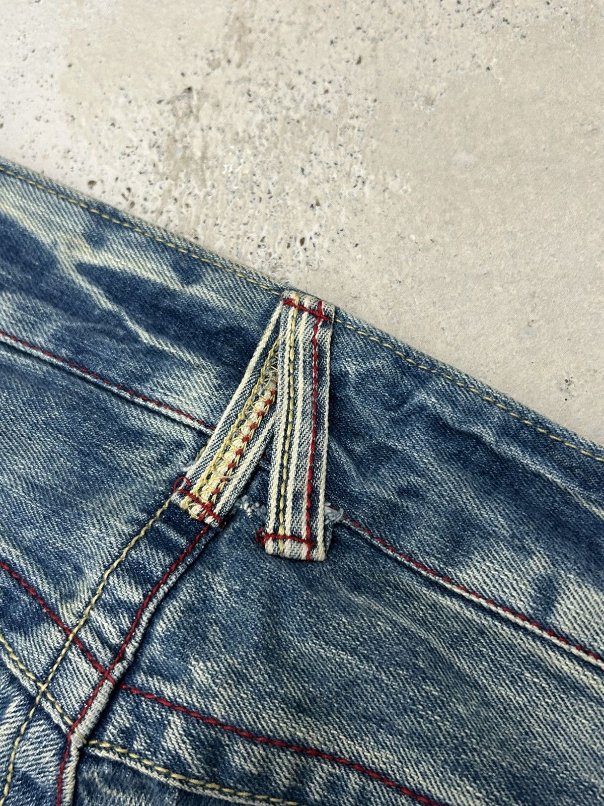 GOSTAR DE FUGA Vintage Jack Serika Mud Washed Gothic Distressed Boro Size US 31 - 18 Thumbnail
