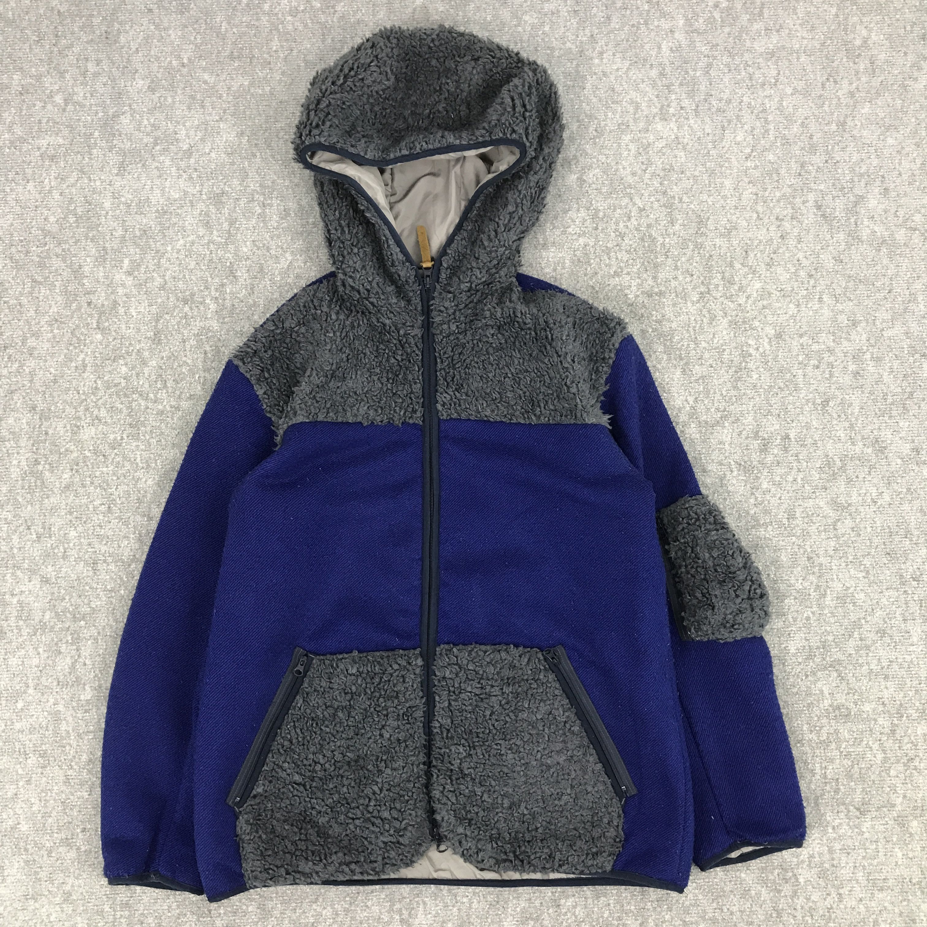 Issey Miyake × Japanese Brand × mercibeaucoup MERCIBEAUCOUP ISSEY MIYAKE SHERPA ZIPPER HOODIES JACKET Size US L / EU 52-54 / 3 - 1 Thumbnail