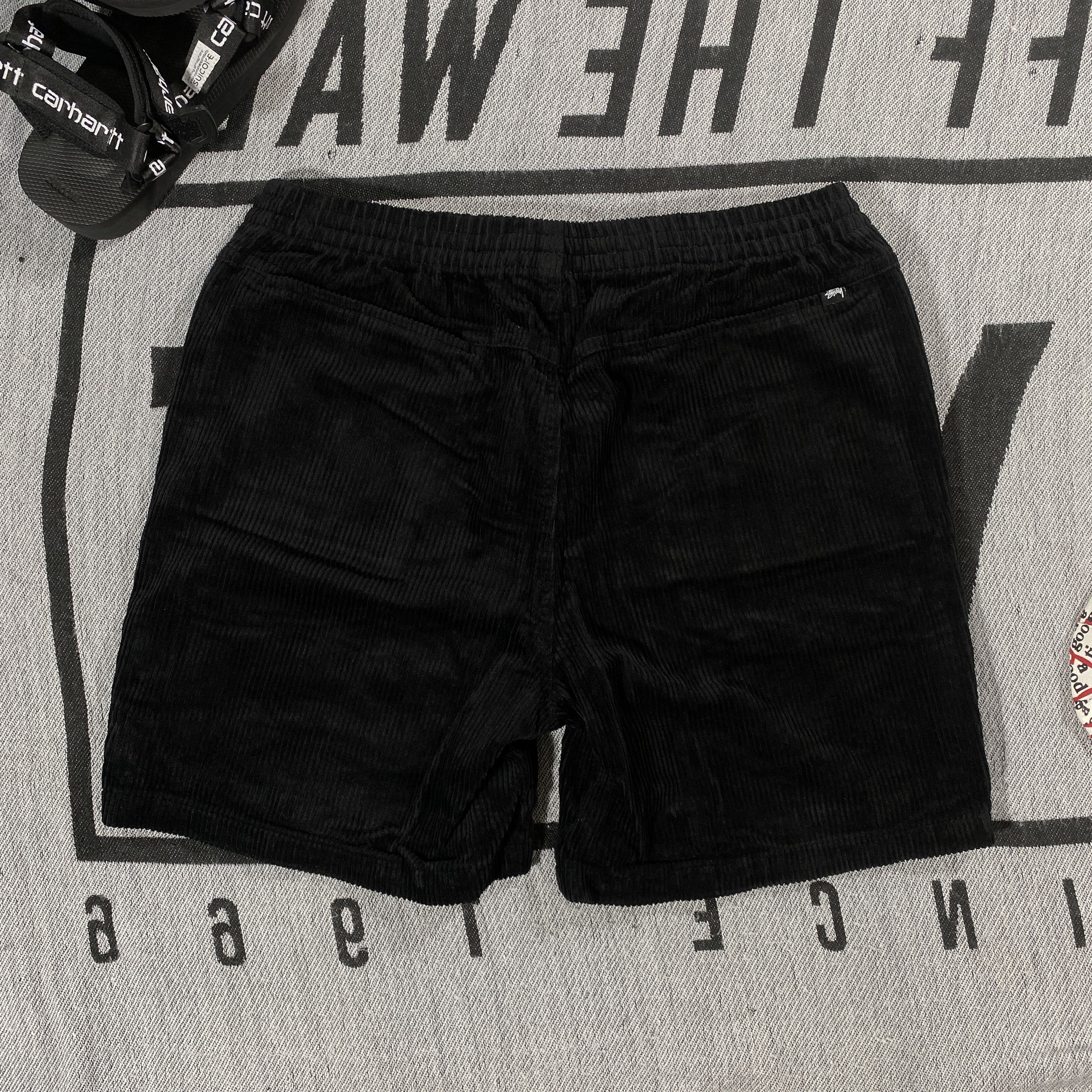 Stussy stussy black logo corduroy shorts size 32 Size US 32 / EU 48 - 3 Thumbnail