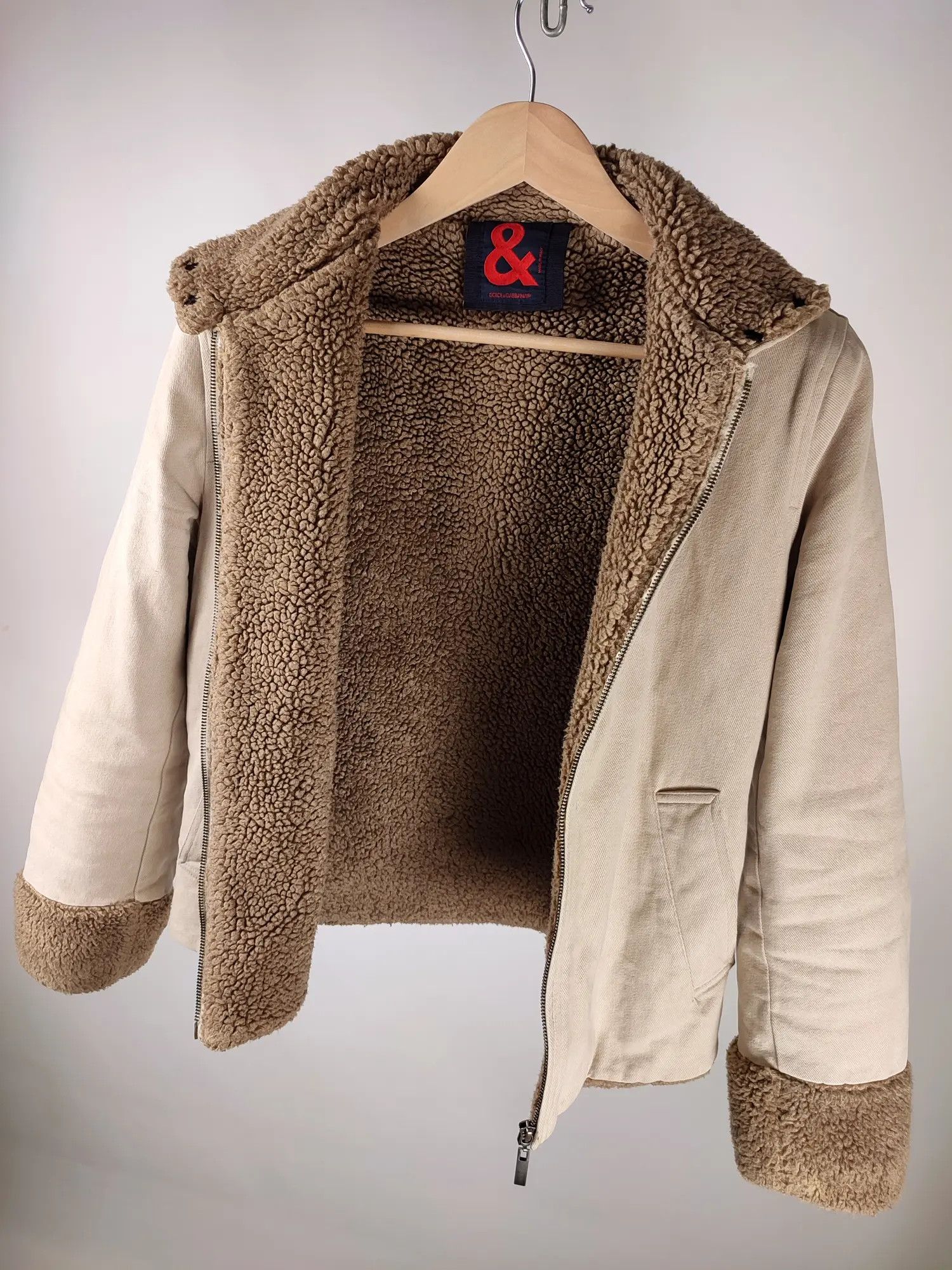 Dolce & Gabbana Vintage Y2K Dolce Gabbana Sheep Teddy Jacket Size US S / EU 44-46 / 1 - 7 Thumbnail