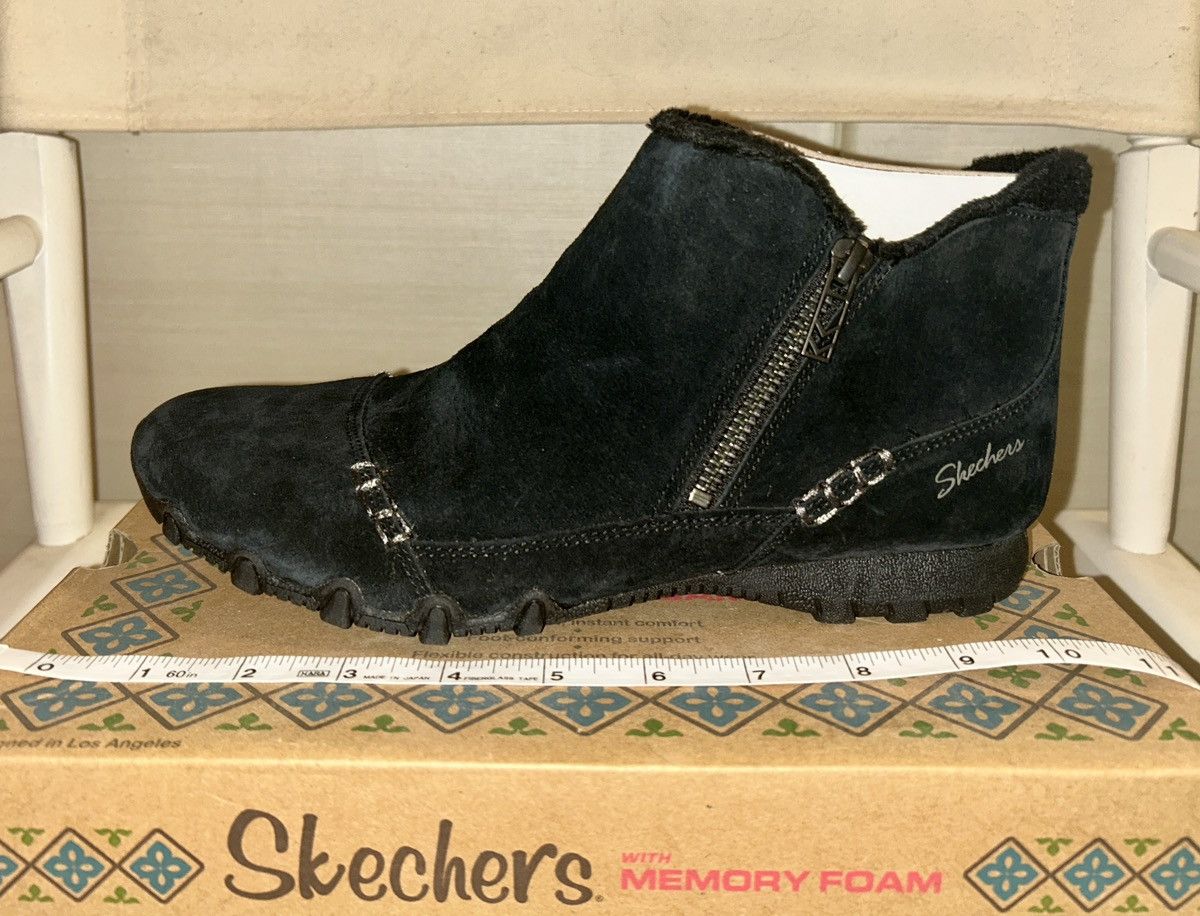 SKECHERS Skechers “Biker MC” Earthy Chic Black Suede Boot Size 9 NIB Size US 9 / IT 39 - 3 Thumbnail