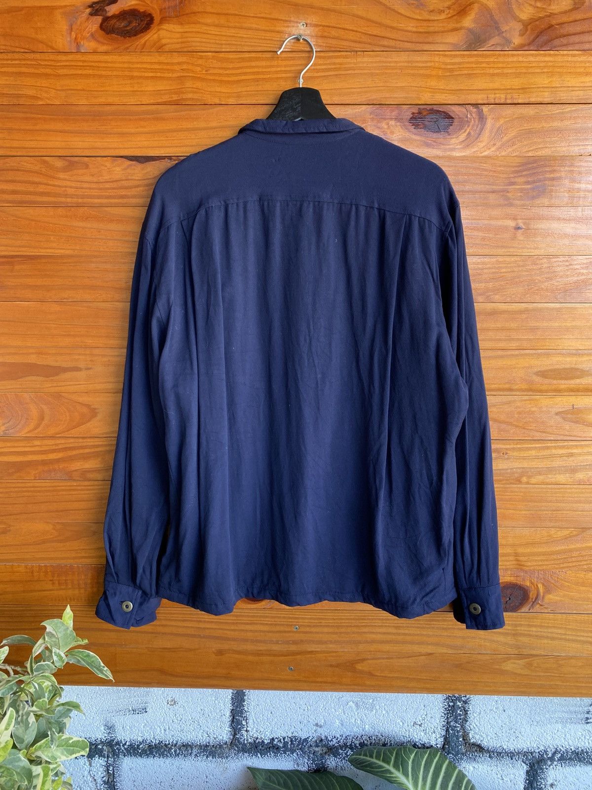 Japanese Brand Vintage Navy Zip Jacket Limited Edition | Minimal Size US L / EU 52-54 / 3 - 8 Thumbnail