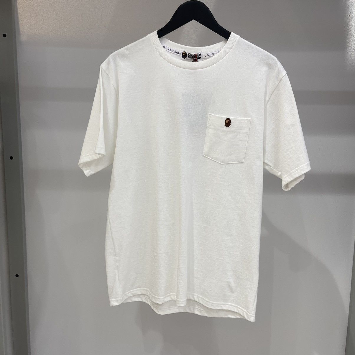 Bape Bape A Bathing Ape Head One Point Pocket Tee Size US L / EU 52-54 / 3 - 1 Thumbnail