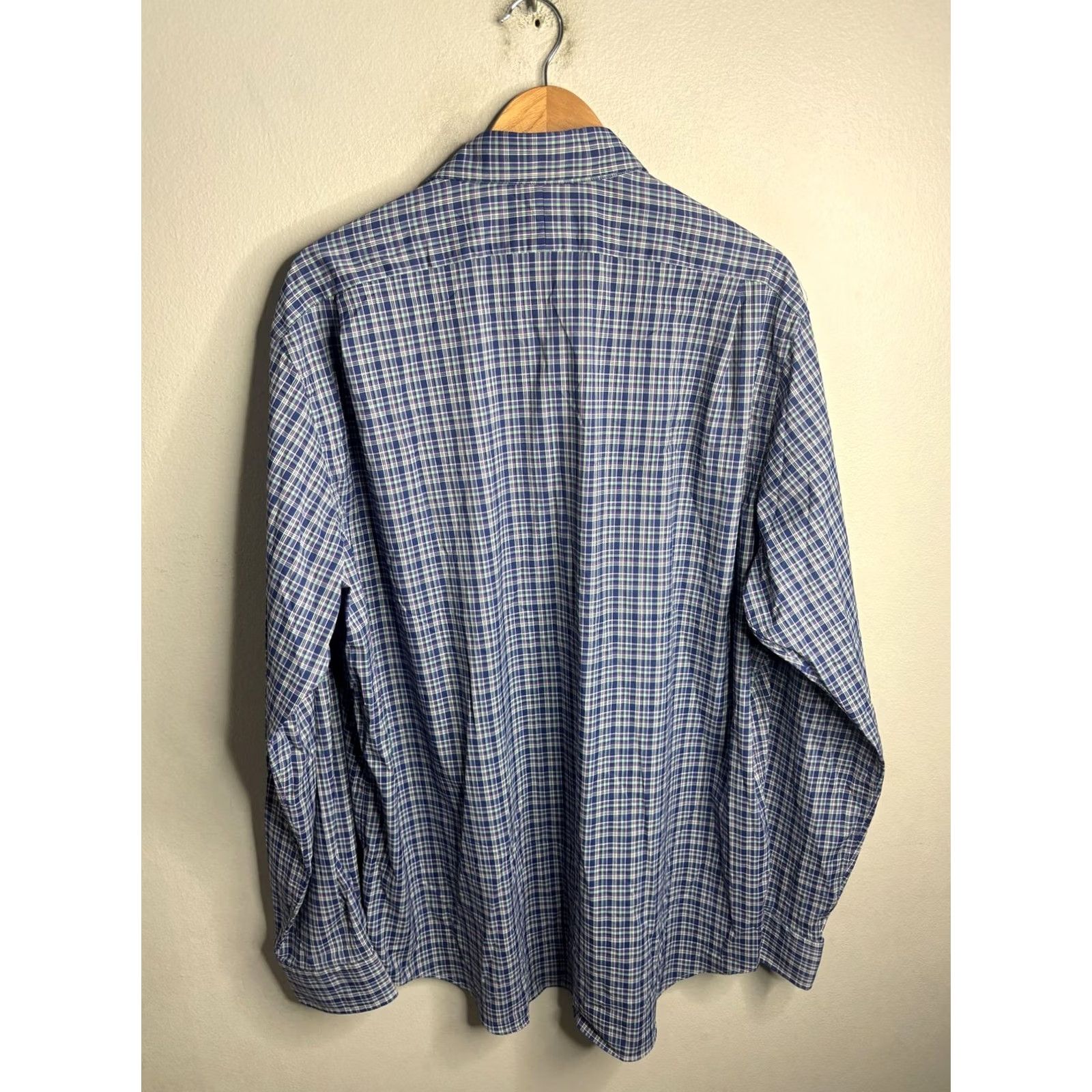 Polo Ralph Lauren Polo Ralph Lauren Mens 2XL Shirt Blue Plaid Performance Stretch Button Down Size US XXL / EU 58 / 5 - 6 Thumbnail