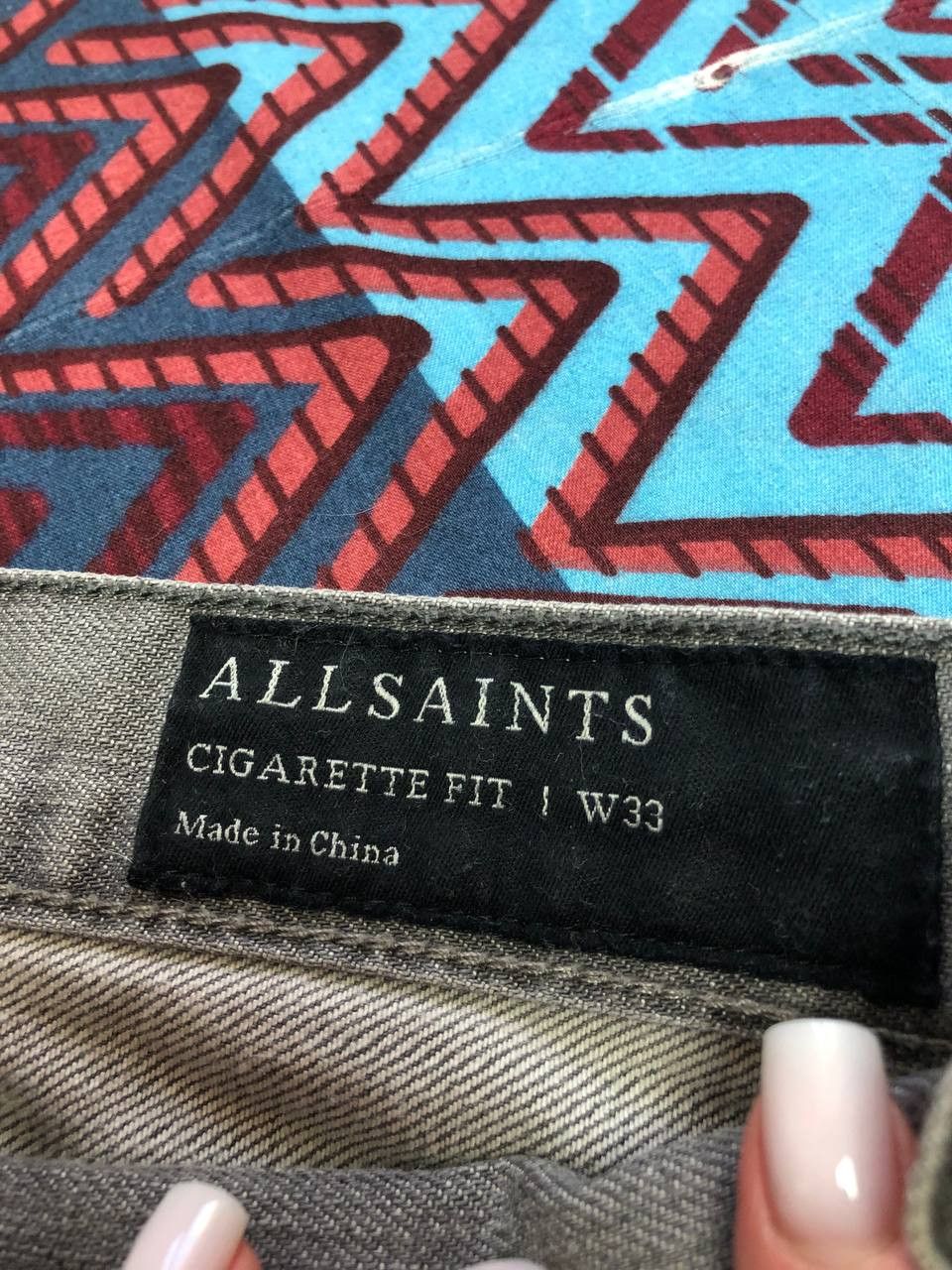 Allsaints × Japanese Brand Allsaints Jeans Distressed Japanese Style Pants Mens Size US 33 - 2 Thumbnail