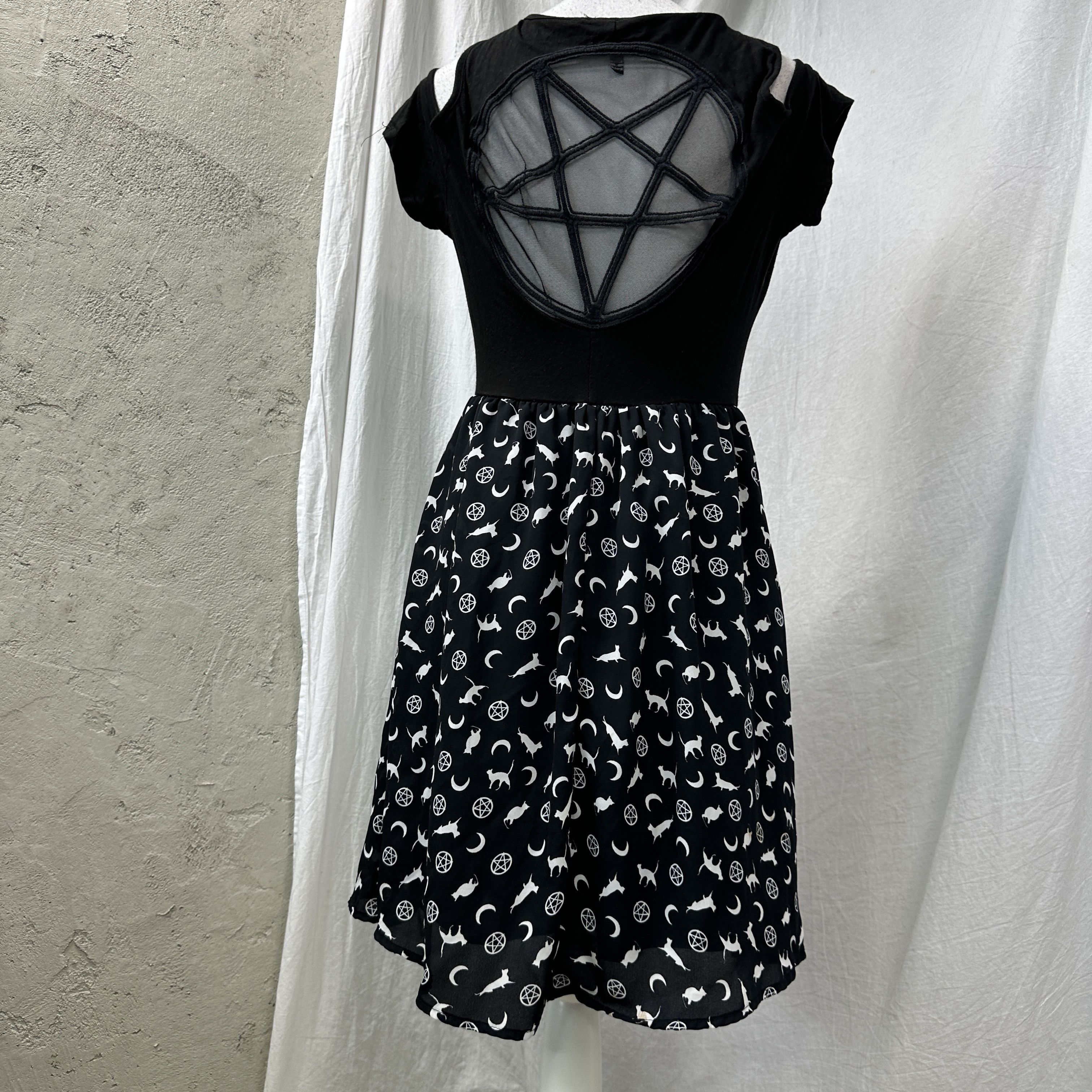 Vintage Vintage Goth Witch American Horror Story Dress Y2K Size M / US 6-8 / IT 42-44 - 3 Thumbnail