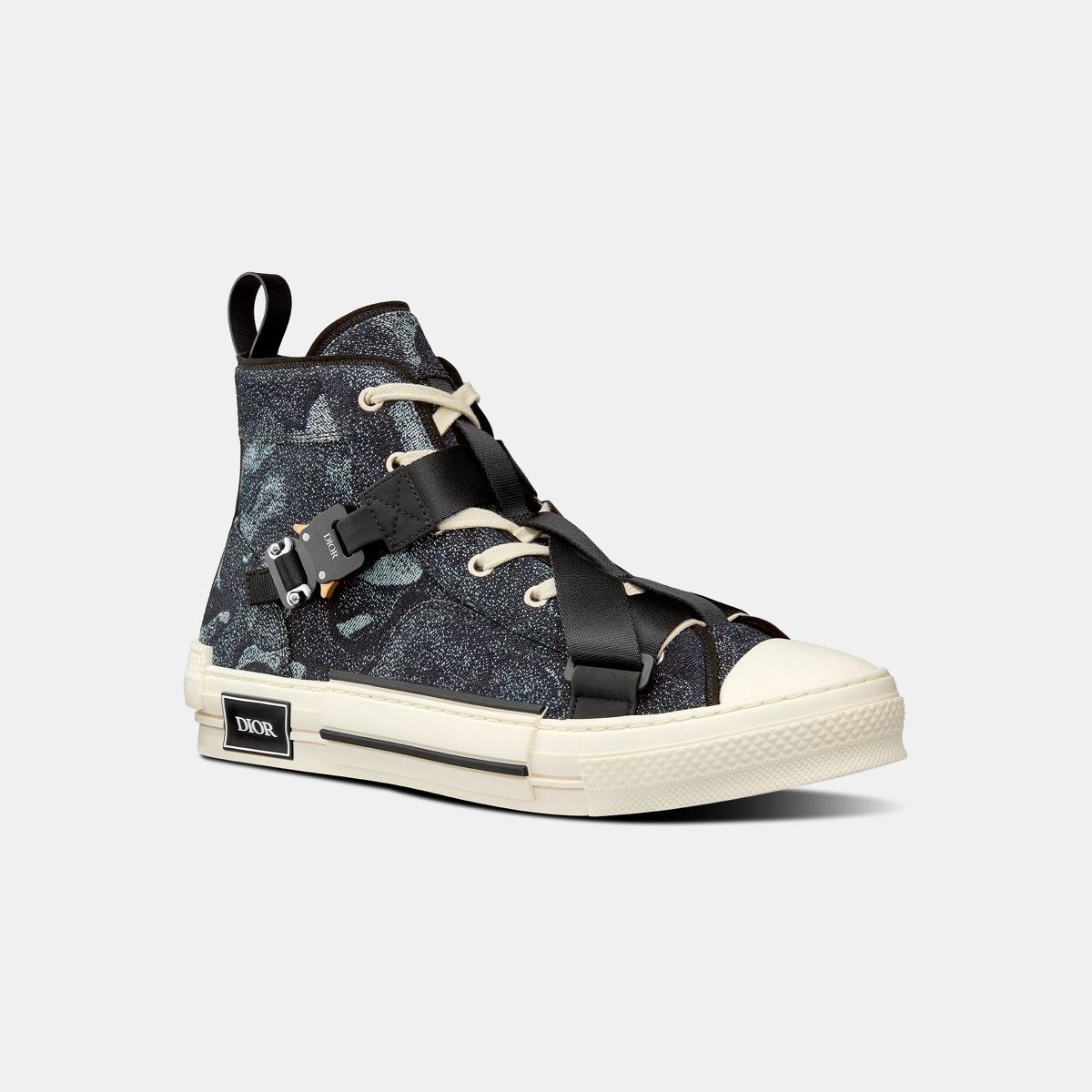 Dior o1bcso1str0125 B23 High-Top Sneaker in Denim Size US 12 / EU 45 - 2 Thumbnail