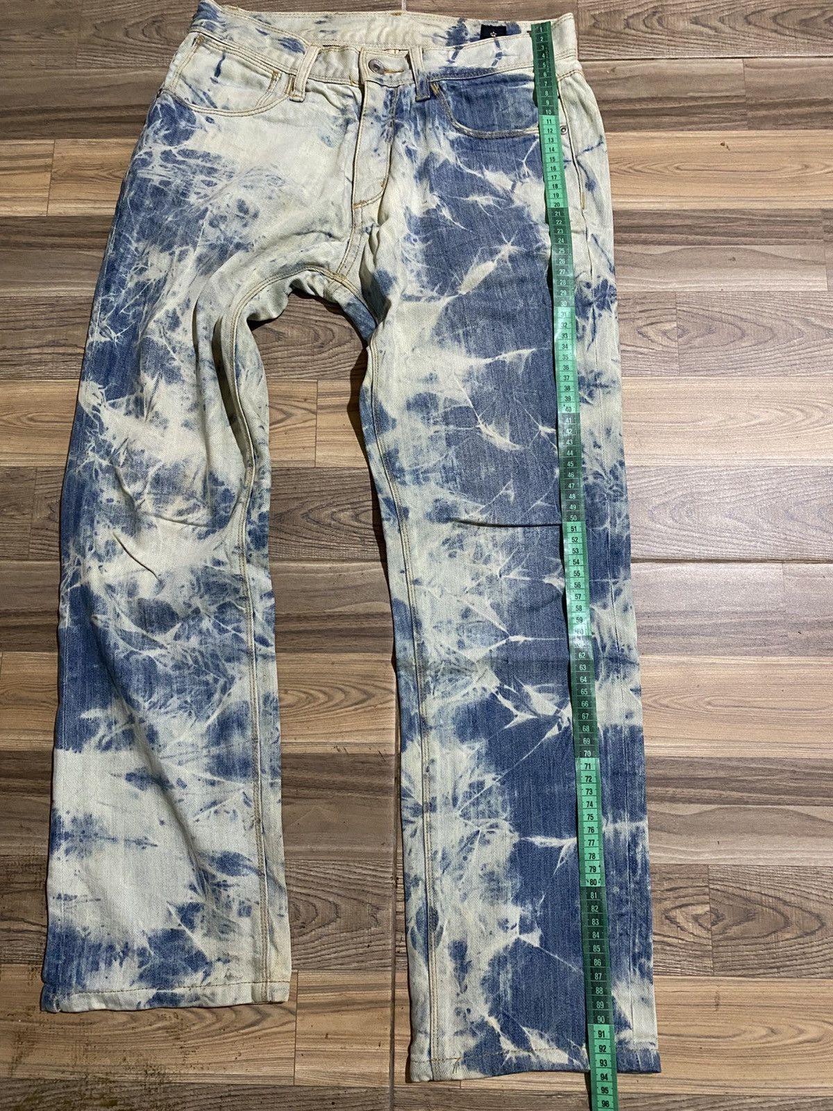 Japanese Brand × Vintage SEMANTIC DESIGN BLEACHED JEANS Size US 29 - 16 Thumbnail