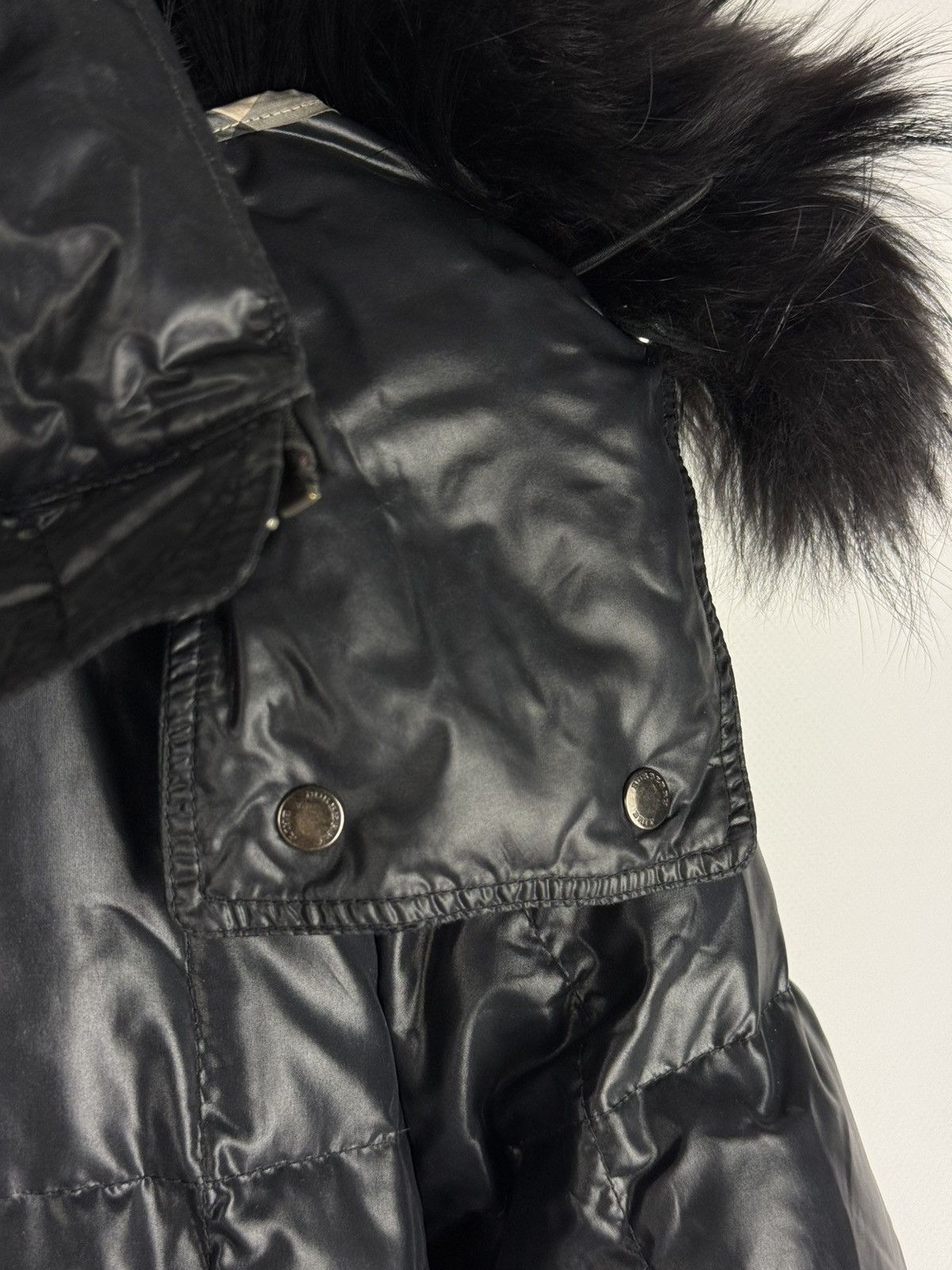 Burberry Burberry Brit Ladies Hooded Nylon Down Puffer Jacket Size Xs Size XS / US 0-2 / IT 36-38 - 14 Thumbnail
