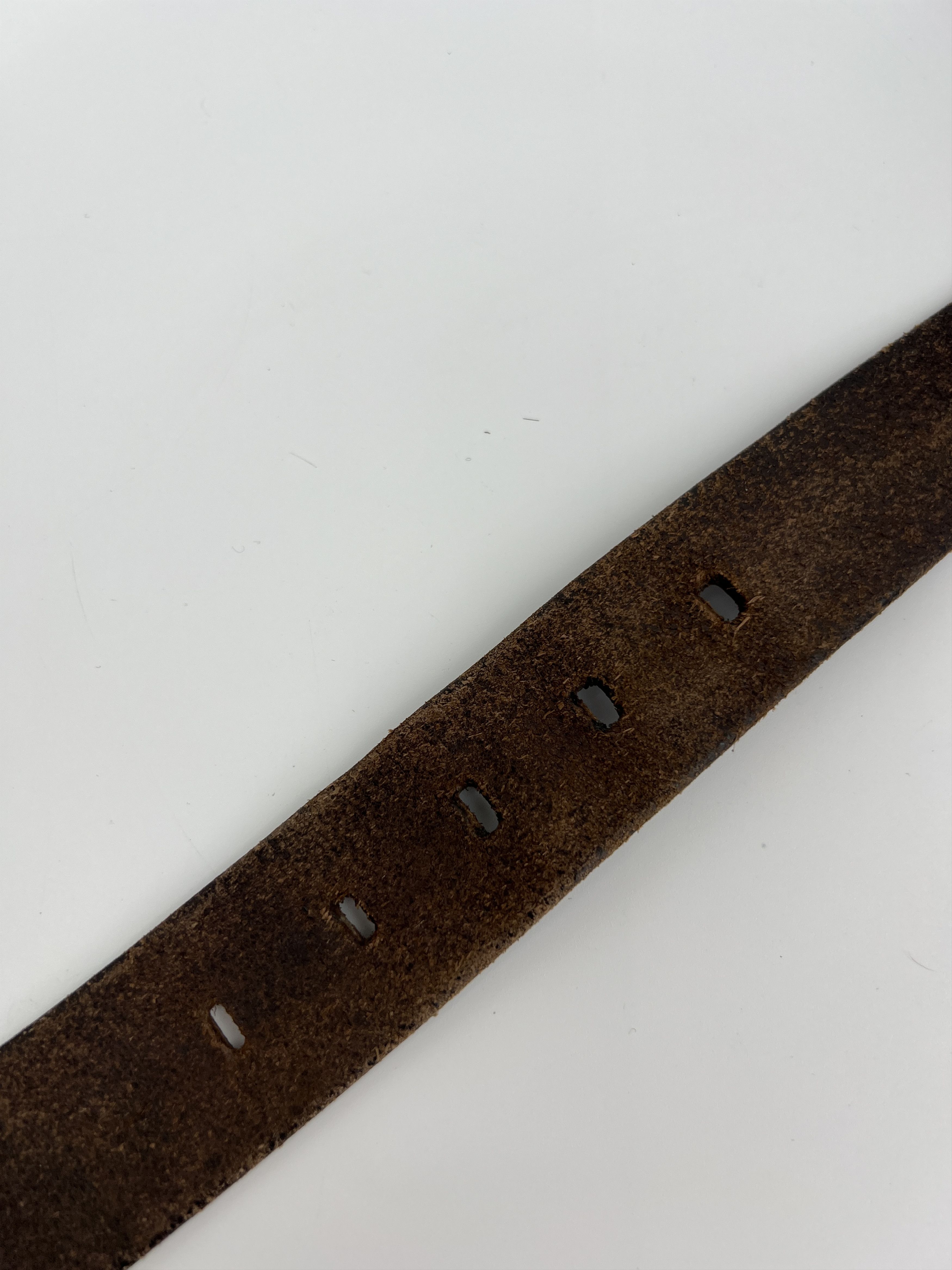 Diesel Vintage y2k Diesel Logo Buckle Brown Leather Belt Size ONE SIZE - 6 Thumbnail