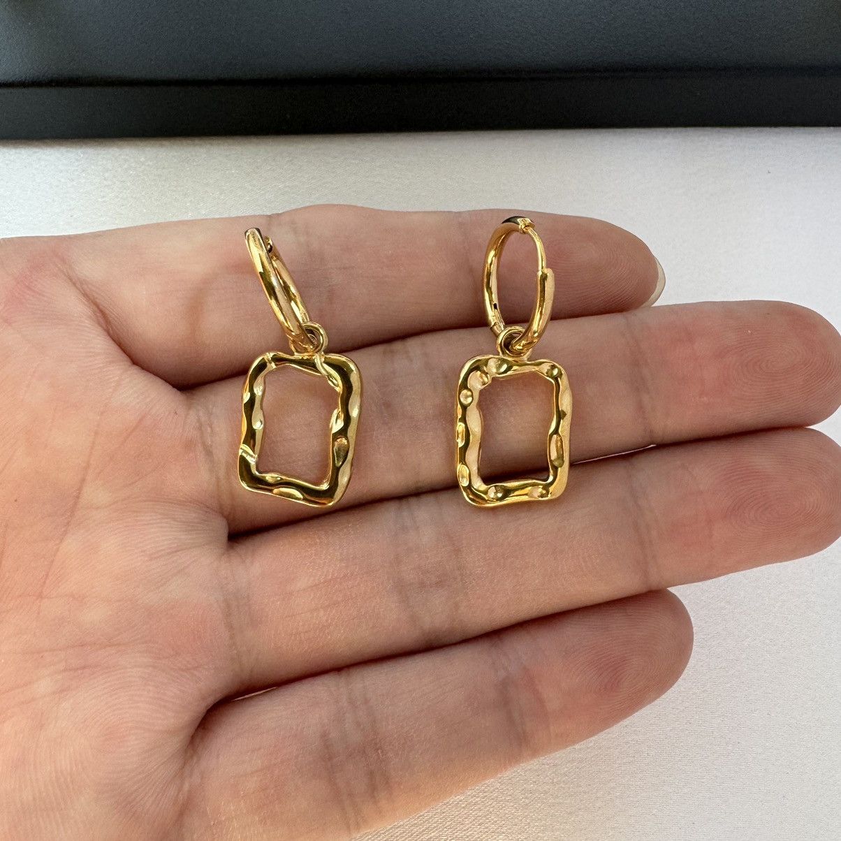 Other Geometric Square Dangle Drop Earrings for Women Size ONE SIZE - 3 Thumbnail