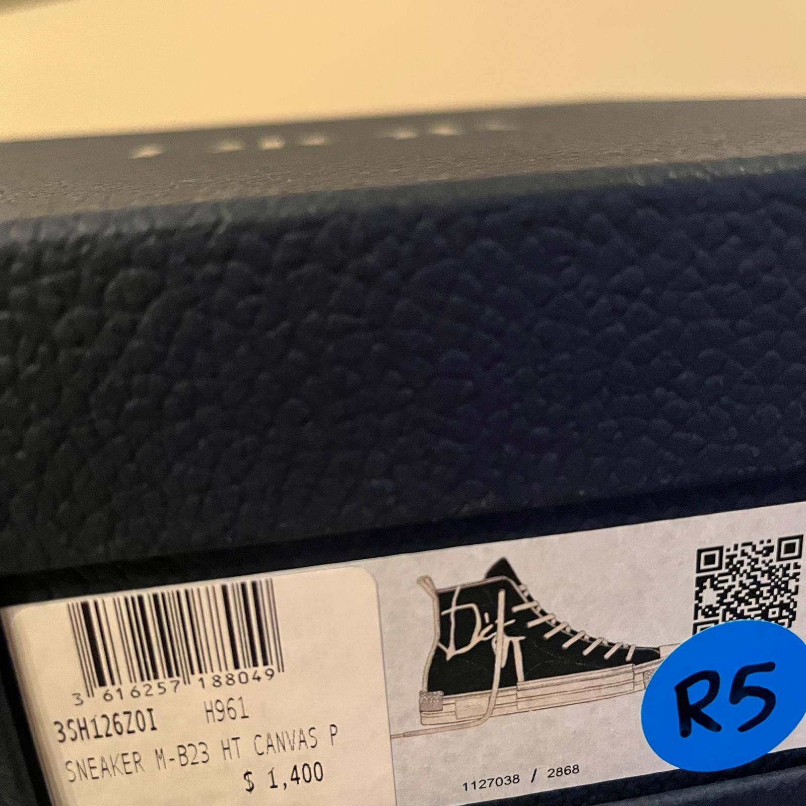 Dior × Travis Scott Cactus Jack B23 High Top Logo Sneakers in Black Size US 13 / EU 46 - 8 Thumbnail