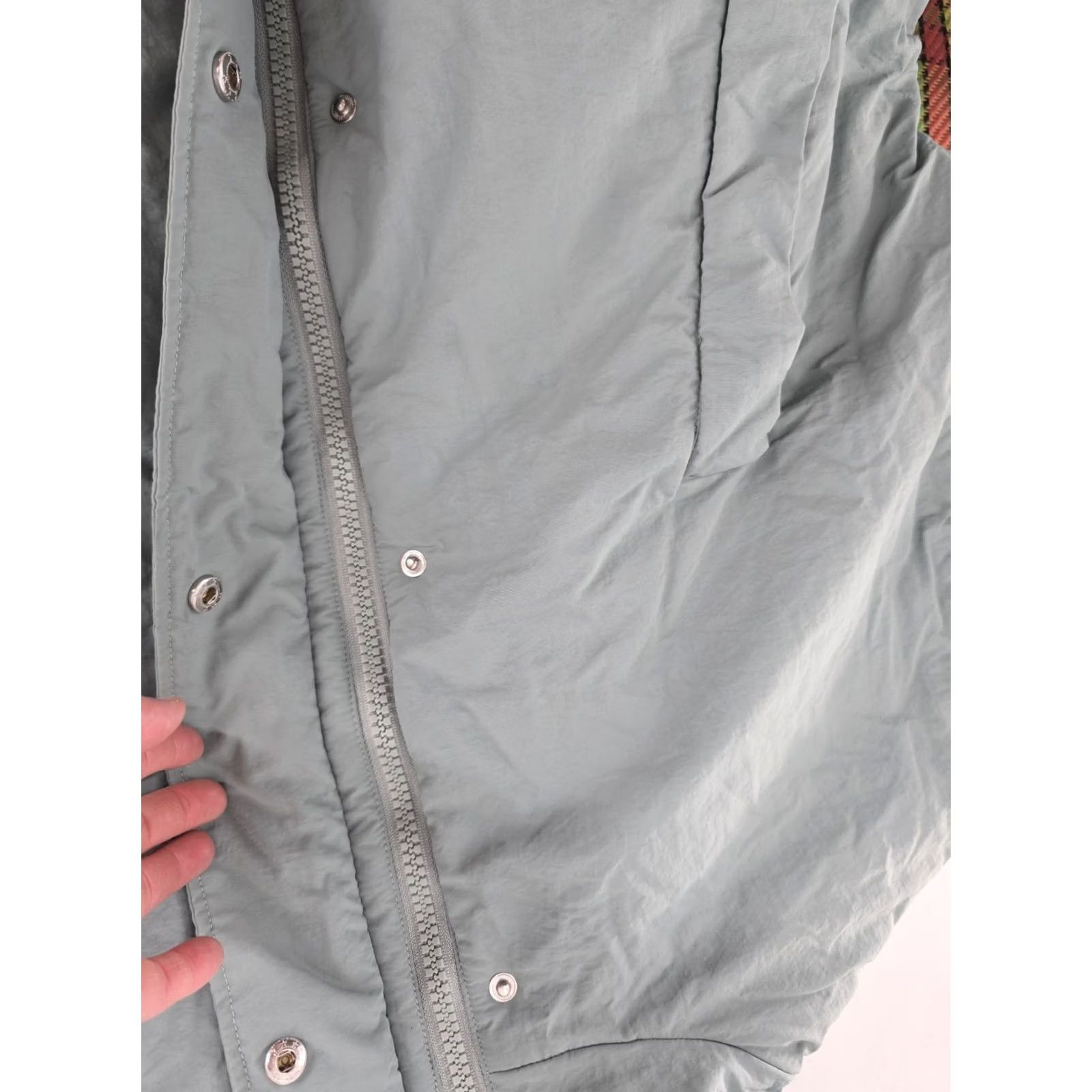 Boohoo Boohoo Man Windbreaker Jacket Puffer Zip Up Turquoise Blue Small Mens Size US S / EU 44-46 / 1 - 3 Thumbnail