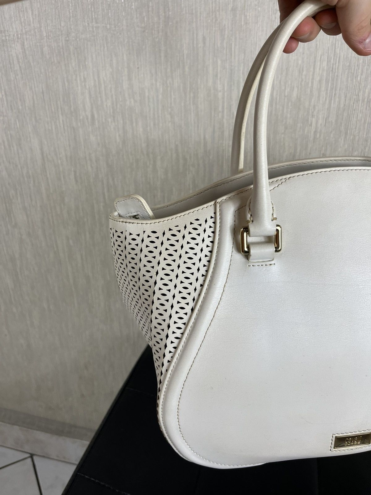 Cavalli Class × Roberto Cavalli Roberto Cavalli Class jaguar y2k leather mesh crossbody bag Size ONE SIZE - 15 Thumbnail