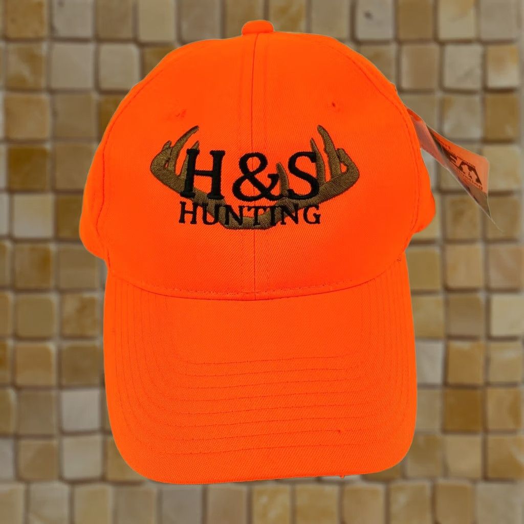 Vintage VINTAGE Signatures Hunting High Vis Trucker Hat Outdoor Snapback Cap Neon Orange Deer Men Adjustable Cap Size ONE SIZE - 1 Thumbnail