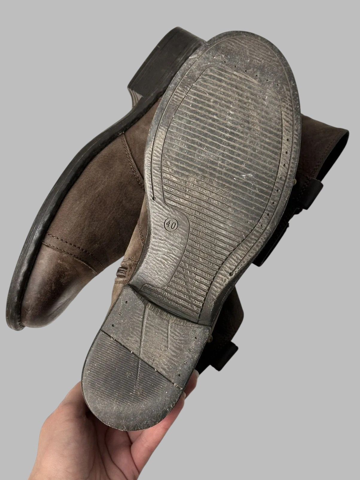 If Six Was Nine Guidi Suide Rare Leather Boots Rick Owens Avantgarde Style Size US 8 / EU 41 - 12 Thumbnail