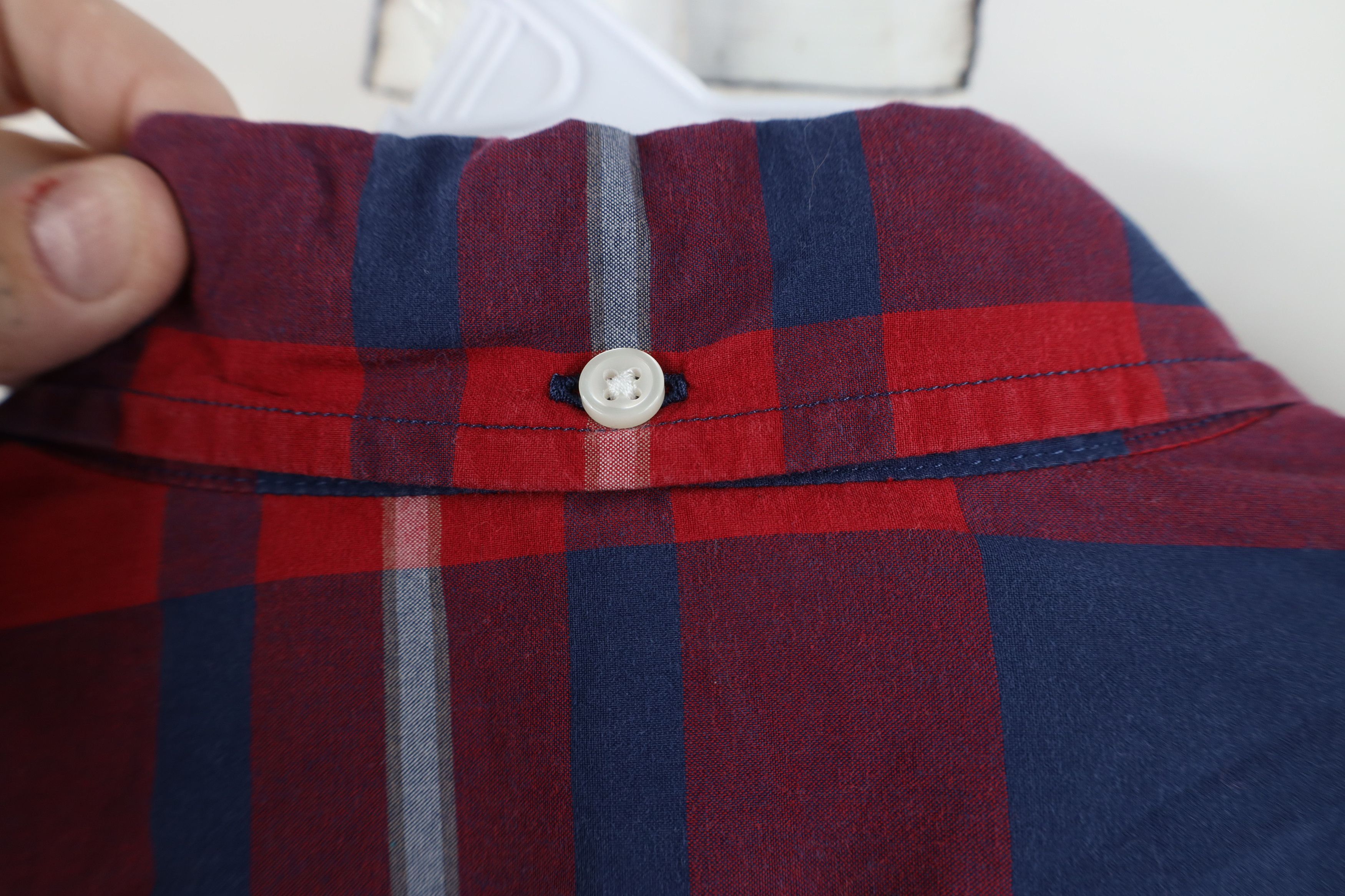 J.Crew J Crew Tartan Plaid Collared Button Down Shirt Red Cotton Size US M / EU 48-50 / 2 - 10 Thumbnail