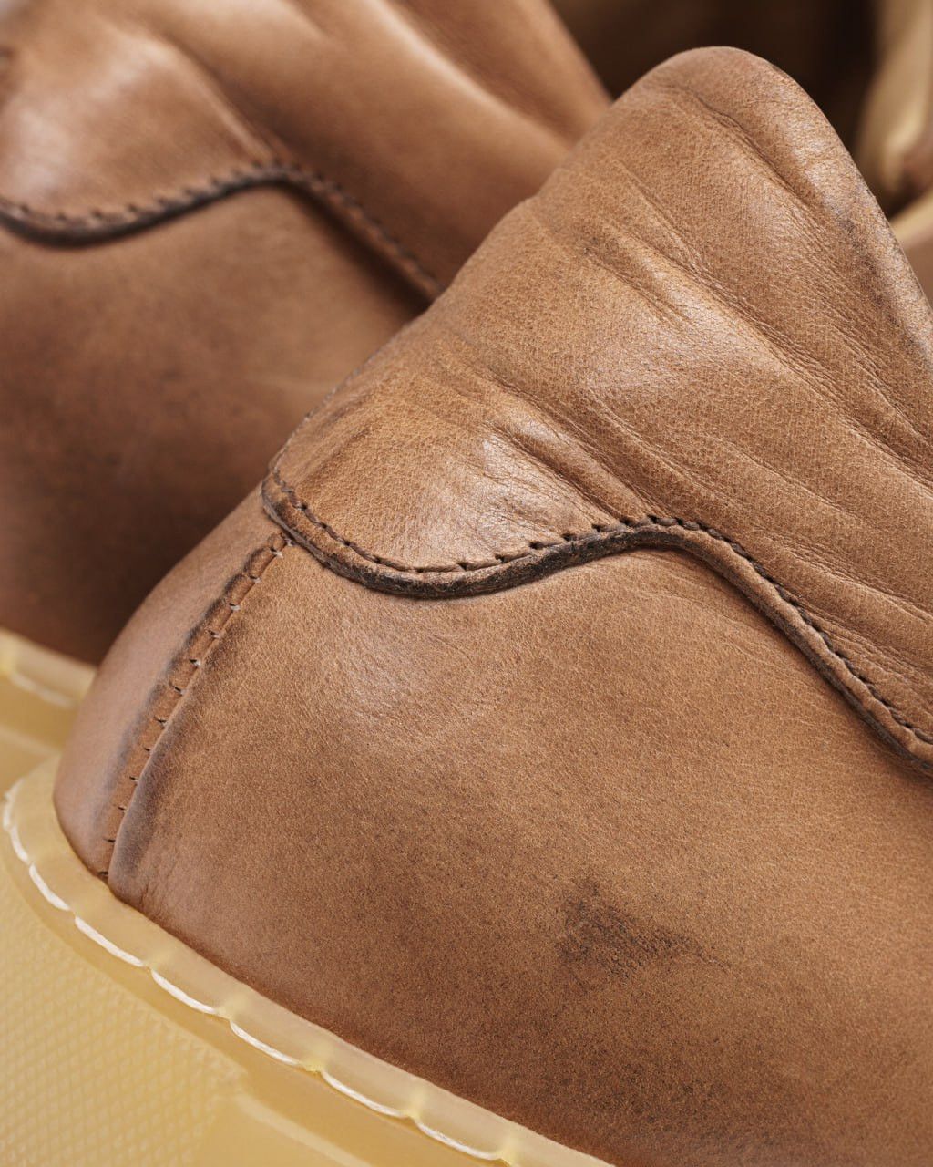 Other SALE | ERNESTO DOLANI / HANDCRAFTED LEATHER SNEAKERS Size US 7 / EU 40 - 4 Thumbnail