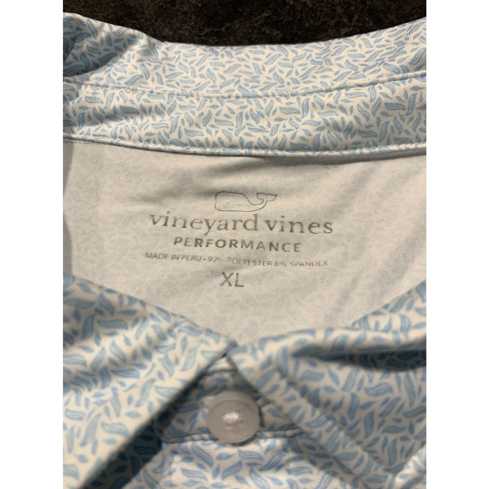 Vineyard Vines VINEYARD VINES Performance Golf Polo Shirt Men XL Multicolor Striped Classic Texas Size US XL / EU 56 / 4 - 7 Thumbnail