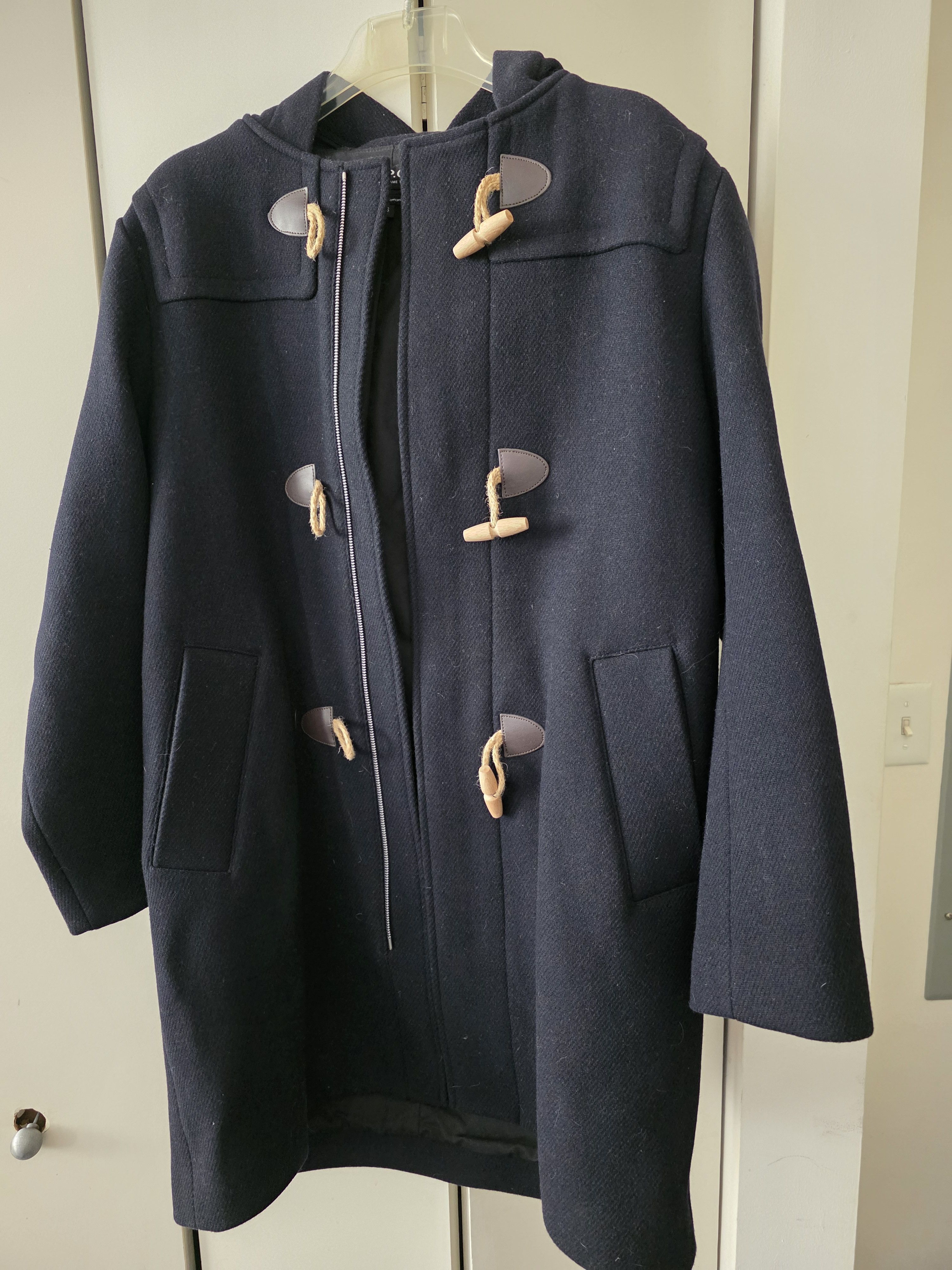 A.P.C. APC Duffle Coat - Navy Size US S / EU 44-46 / 1 - 1 Thumbnail