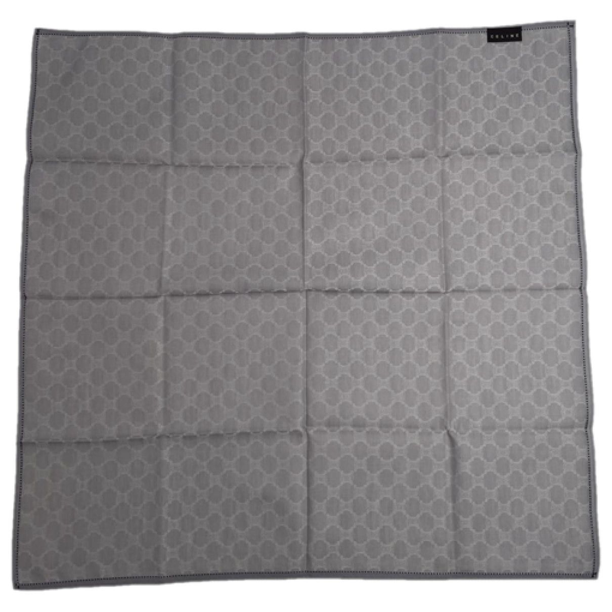 Celine Silver Silk Scarf Size ONE SIZE - 1 Thumbnail