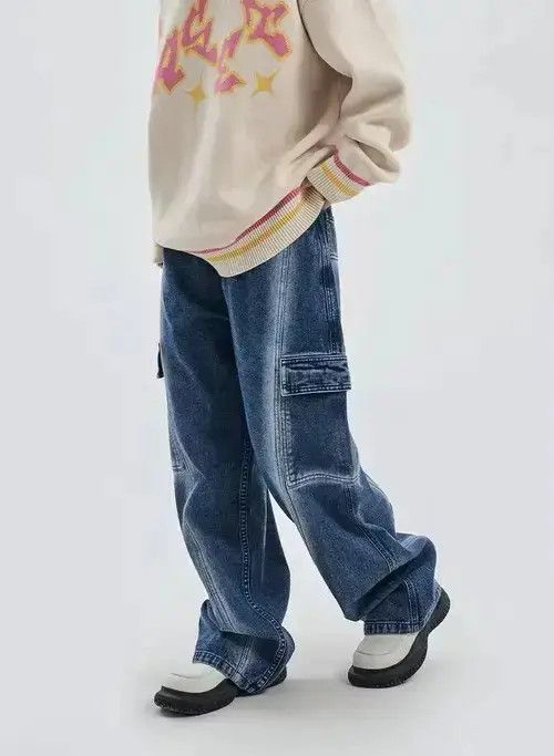 VIBE outdoor fade baggy cargo pants Size US 30 / EU 46 - 2 Thumbnail