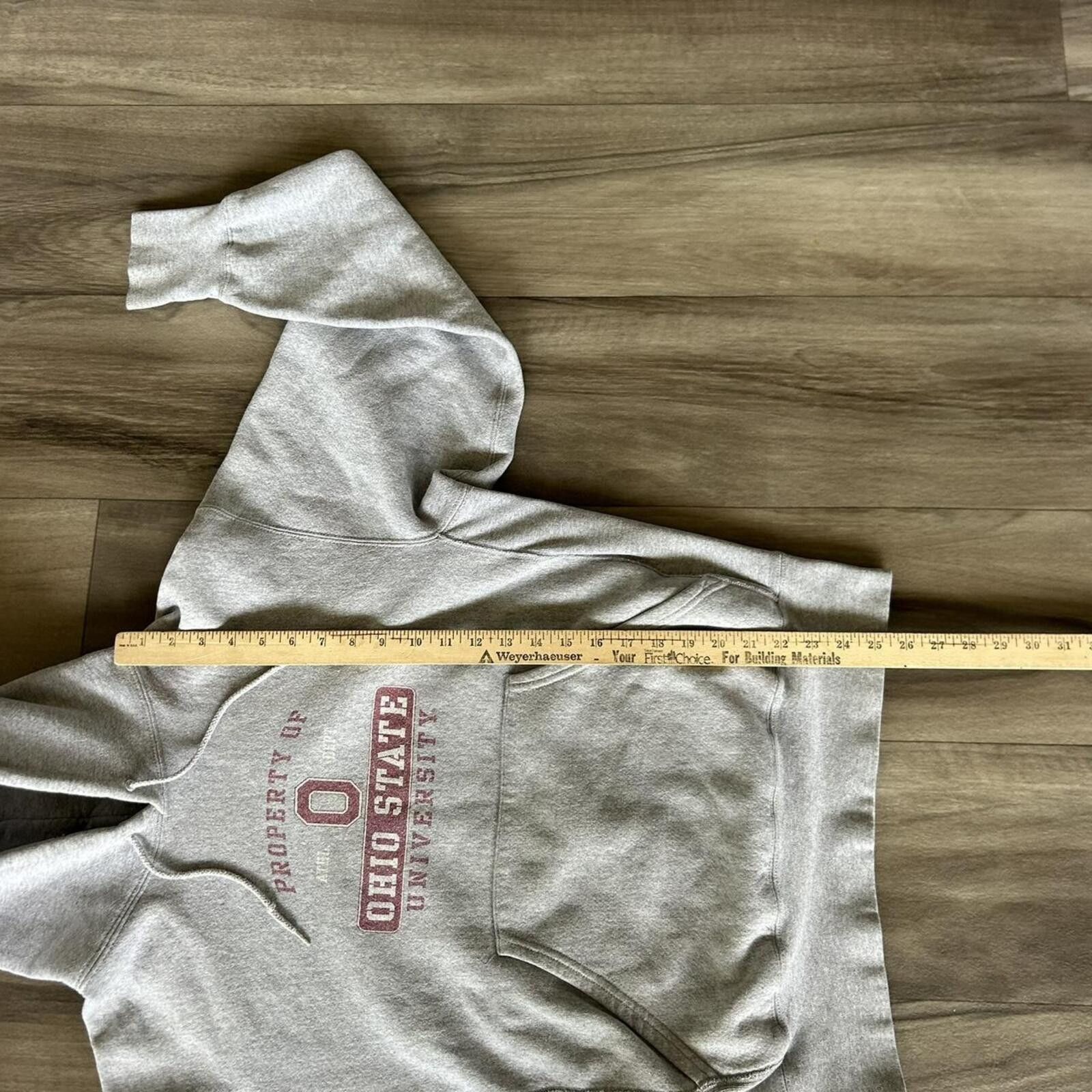 Jansport Vintage 90’s Grey Ohio State Reverse Weave Hoodie L Size US L / EU 52-54 / 3 - 6 Thumbnail
