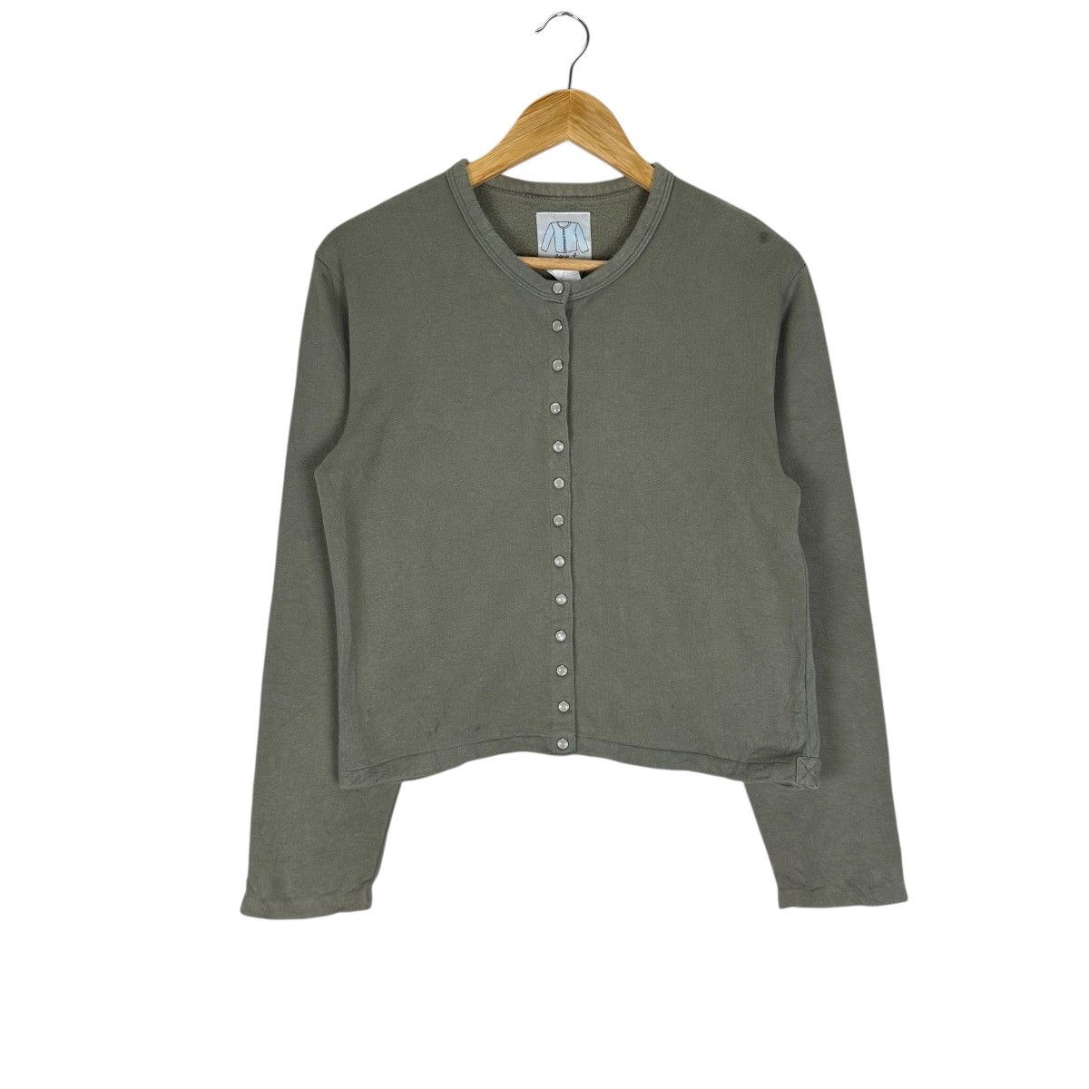 agnes b. AGNES B FRANCE SNAP BUTTON CARDIGAN Size S / US 4 / IT 40 - 2 Thumbnail