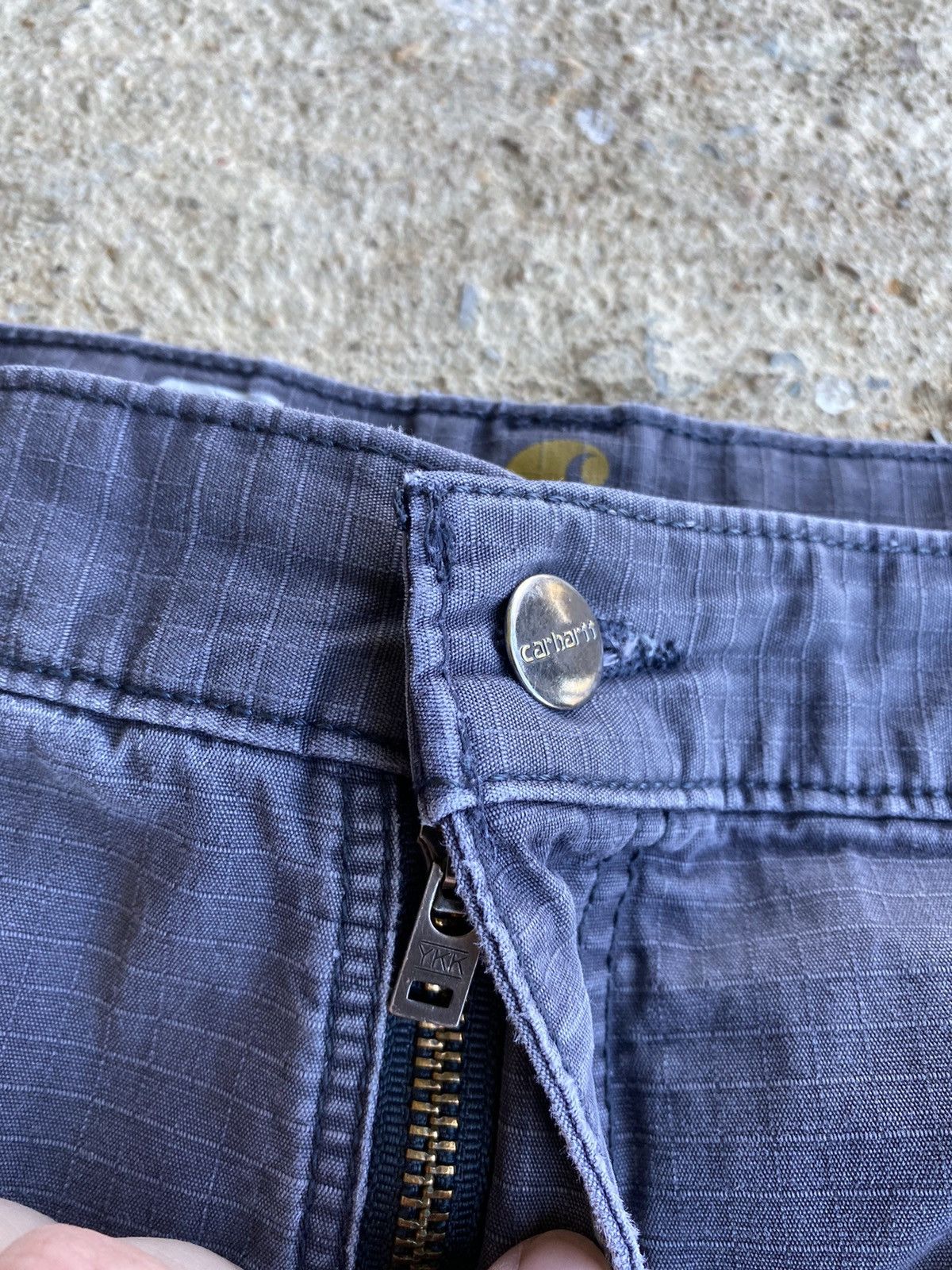 Carhartt × Vintage Vintage Y2K Carhartt Cargo Faded Distressed Shorts Size US 40 / EU 56 - 7 Thumbnail