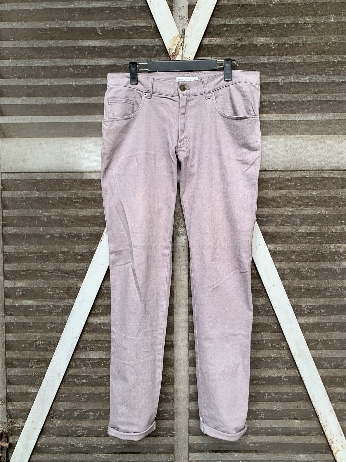 Issey Miyake 👹TSUMORI CHISATO ISSEY MIYAKE CLASSIC SKINNY PANTS Size US 32 / EU 48 - 8 Thumbnail