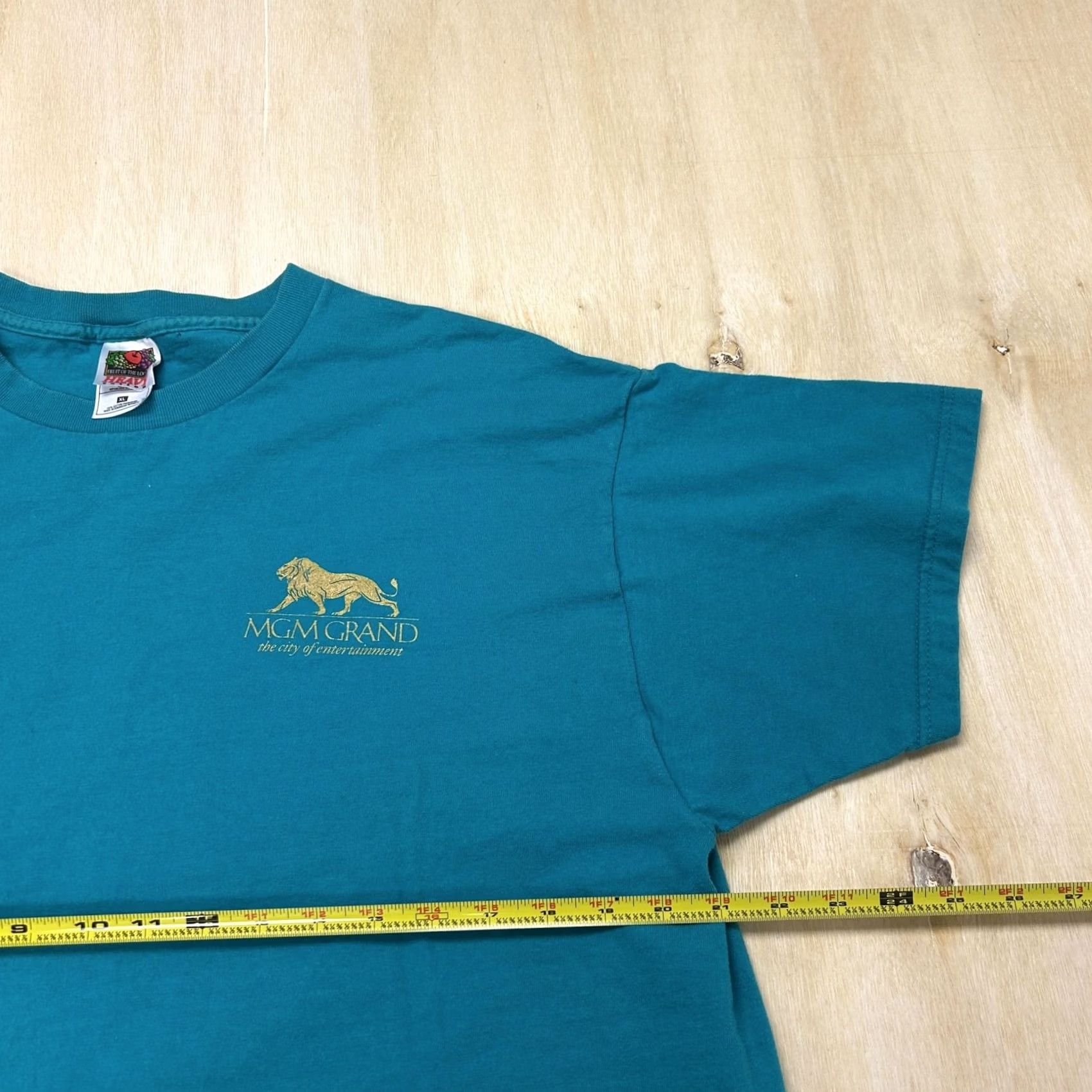 Fruit Of The Loom MGM Grand Las Vegas Shirt Mens XL Blue Casino Tee Fruit Of The Loom Size US XL / EU 56 / 4 - 5 Thumbnail