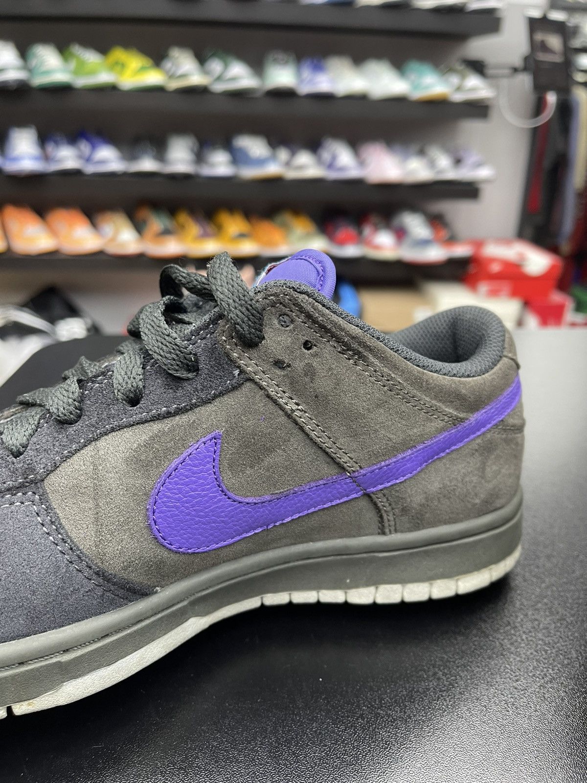 Nike Size 7 - Nike Dunk Low Newsprint Varsity Purple “2007” Size US 7 / EU 40 - 7 Thumbnail