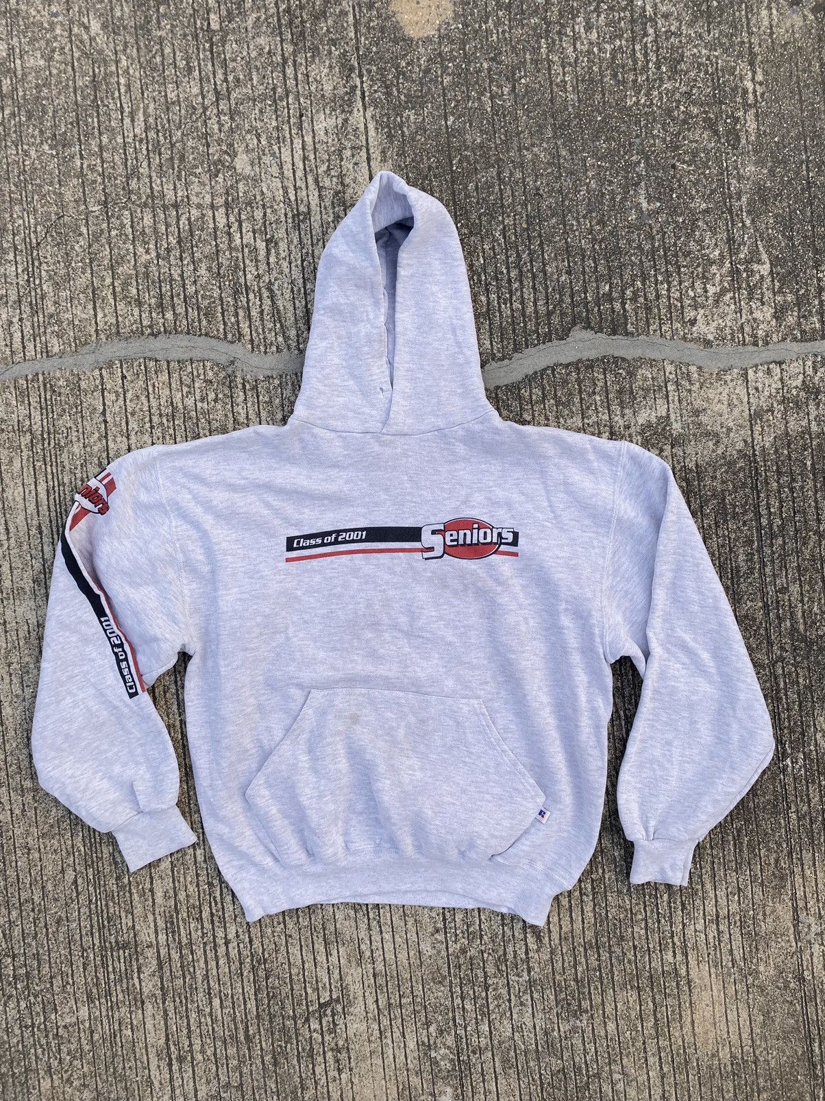 Russell Athletic × Vintage Vintage Russell Athletic Hoodie light Grey Size US L / EU 52-54 / 3 - 1 Thumbnail