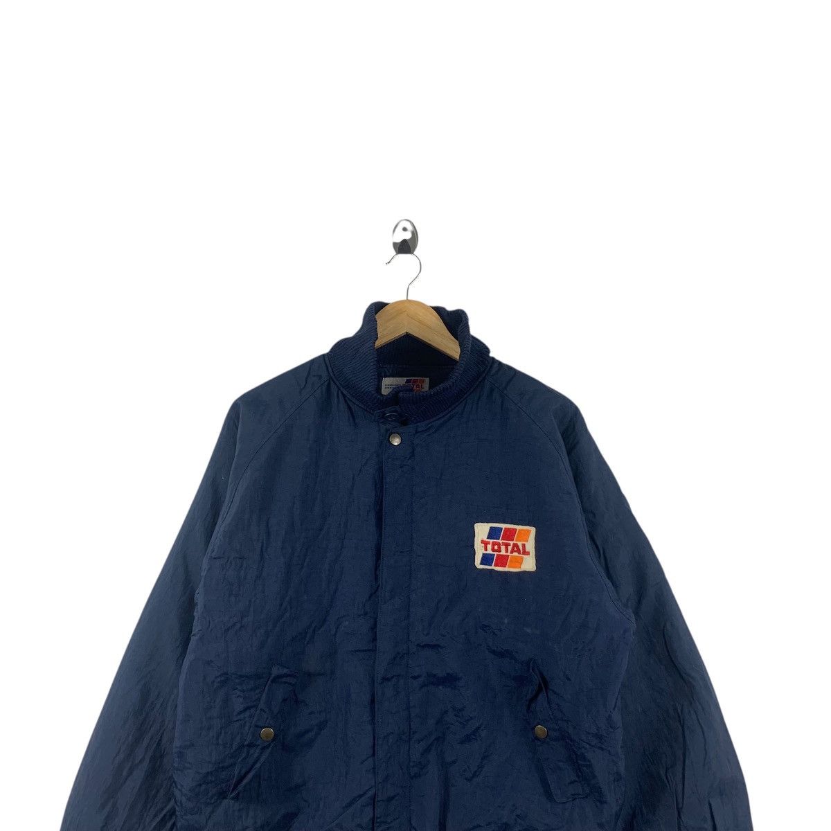 Vintage Vintage 80’ TOTAL LUBRICANTS MOTOR Oil Racing Bomber Jacket Size US XL / EU 56 / 4 - 2 Thumbnail
