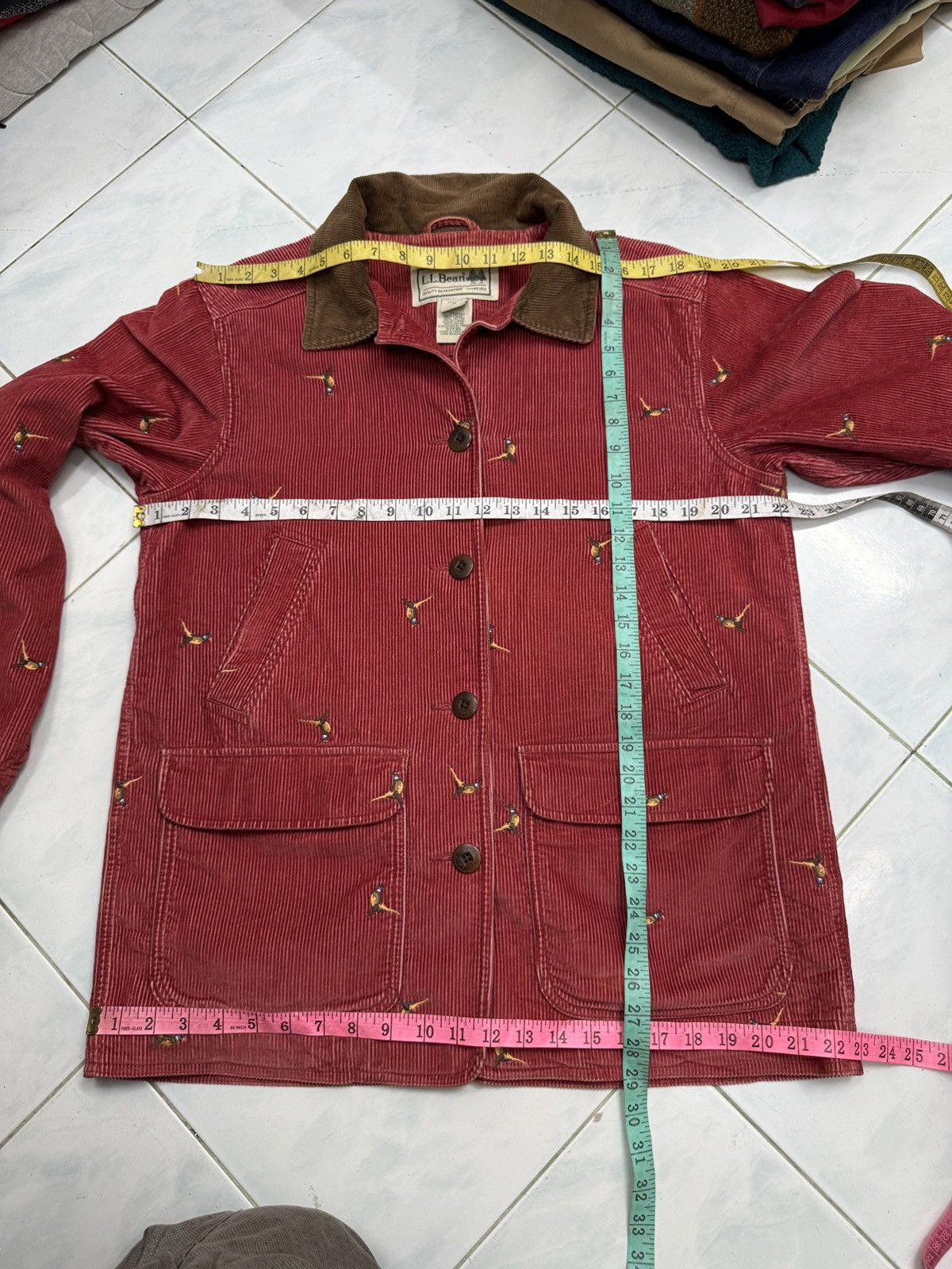L.L. Bean 🔥🔥🔥ARCHIVE VINTAGE LL BEAN PHEASANT CORDUROY JACKET Size M / US 6-8 / IT 42-44 - 17 Thumbnail