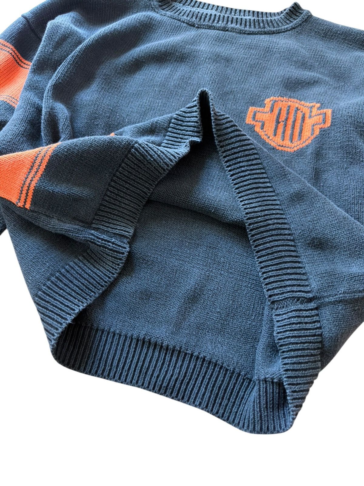 Harley Davidson *RARE* HARLEY DAVIDSON KNIT 90s 00s VINTAGE SWEATER Size US XL / EU 56 / 4 - 3 Thumbnail