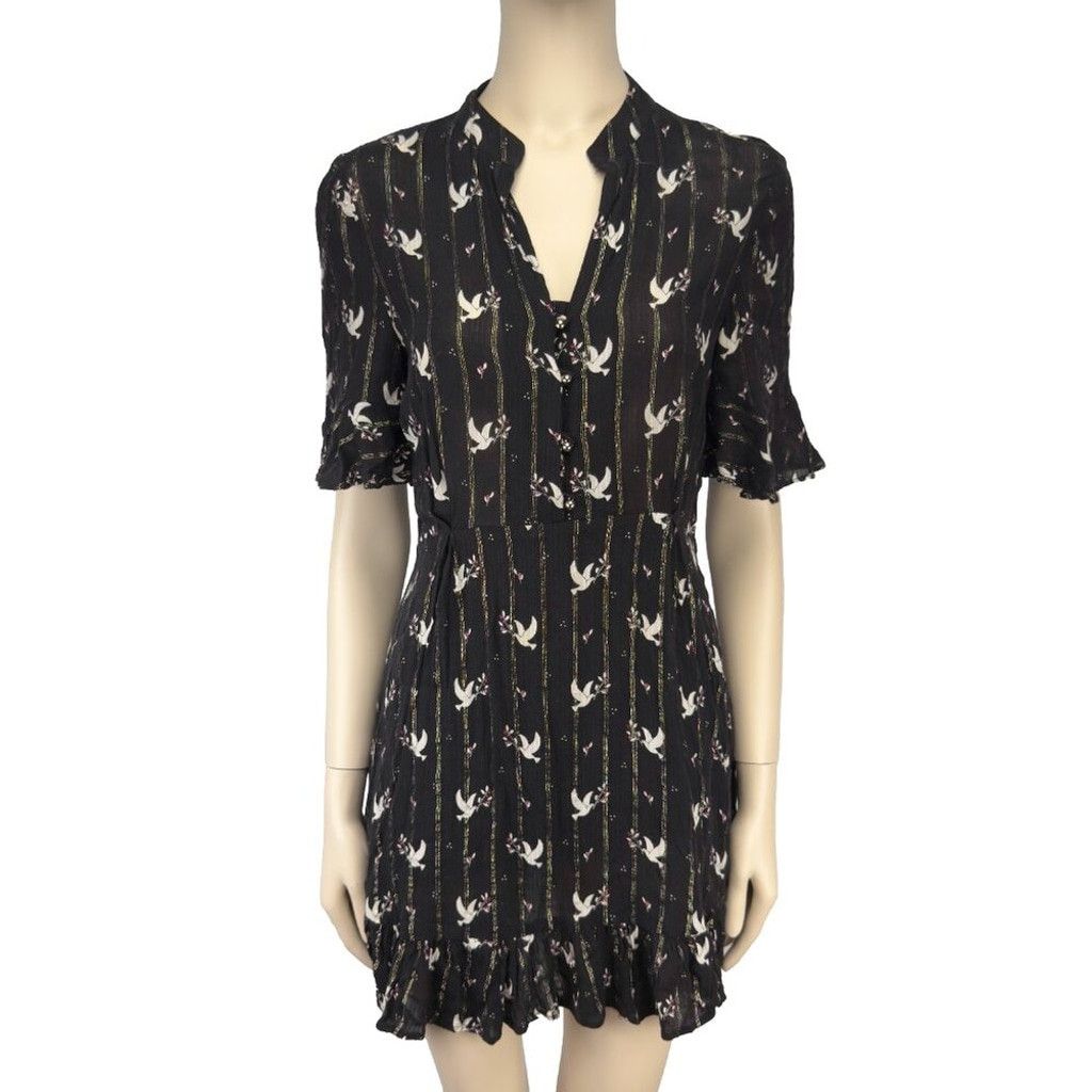 Other CAROLL PARIS Dove Flowy Black White Flowy Stripe Dress sz 38 Size XS / US 0-2 / IT 36-38 - 1 Thumbnail