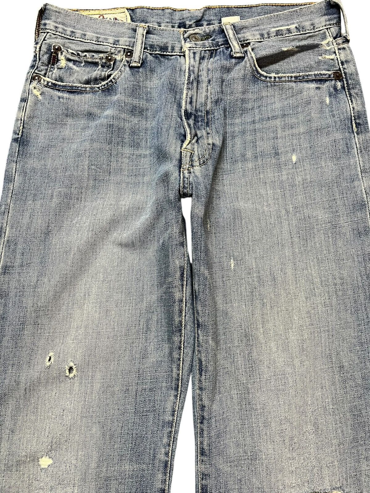 Abercrombie & Fitch Vintage Abercrombie&Fitch Faded Bootcut Denim Size US 31 - 2 Thumbnail