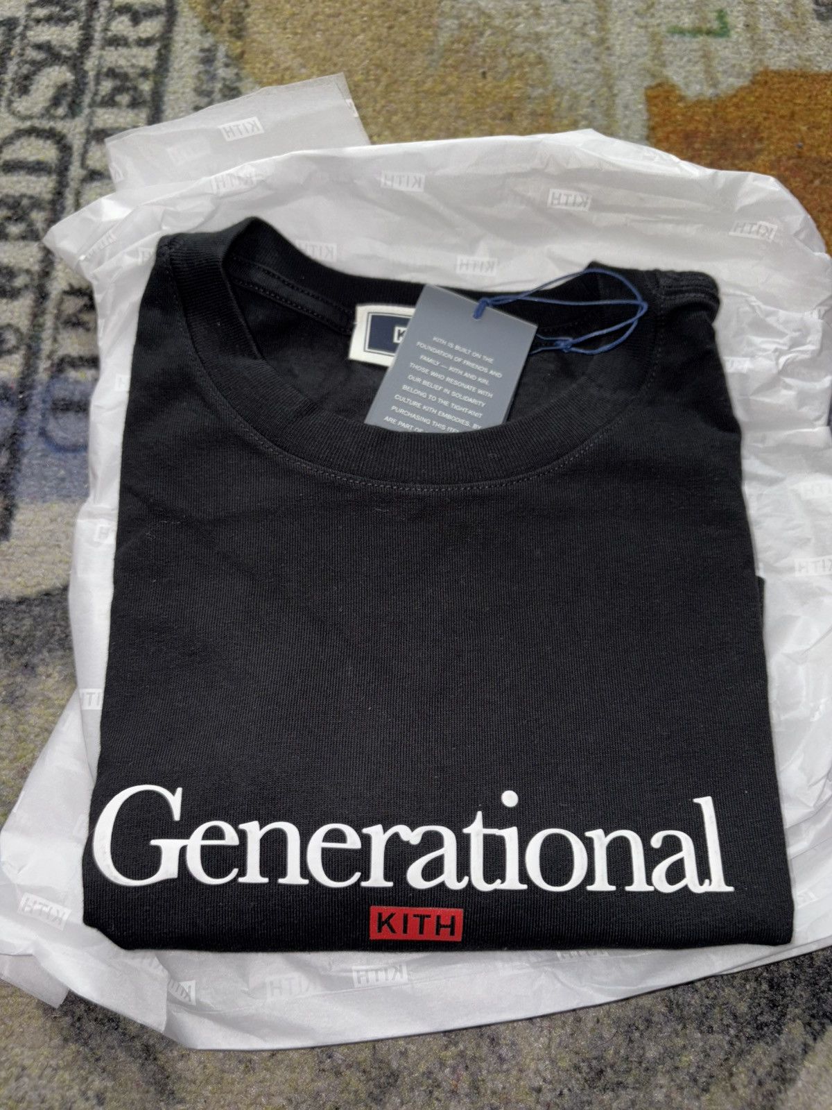 Kith Kith Generational Quote Tee Black Size US L / EU 52-54 / 3 - 1 Thumbnail