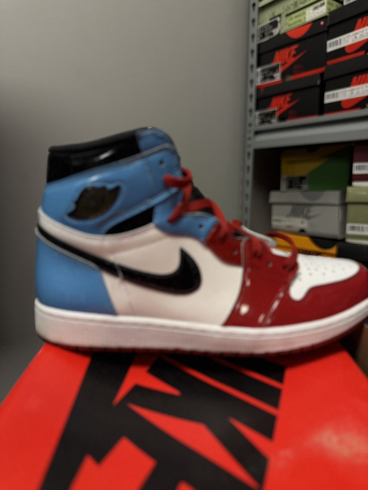 Jordan Brand × Nike Jordan 1 High Fearless Size 12 Clean Condition 🧼 Size US 12 / EU 45 - 4 Thumbnail